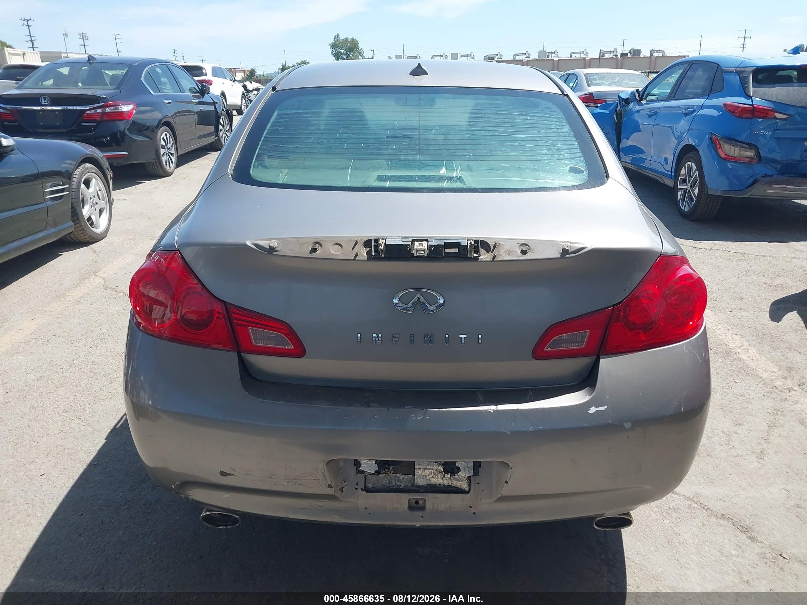 2007 Infiniti G35 Journey Gray vin: JNKBV61E07M704823