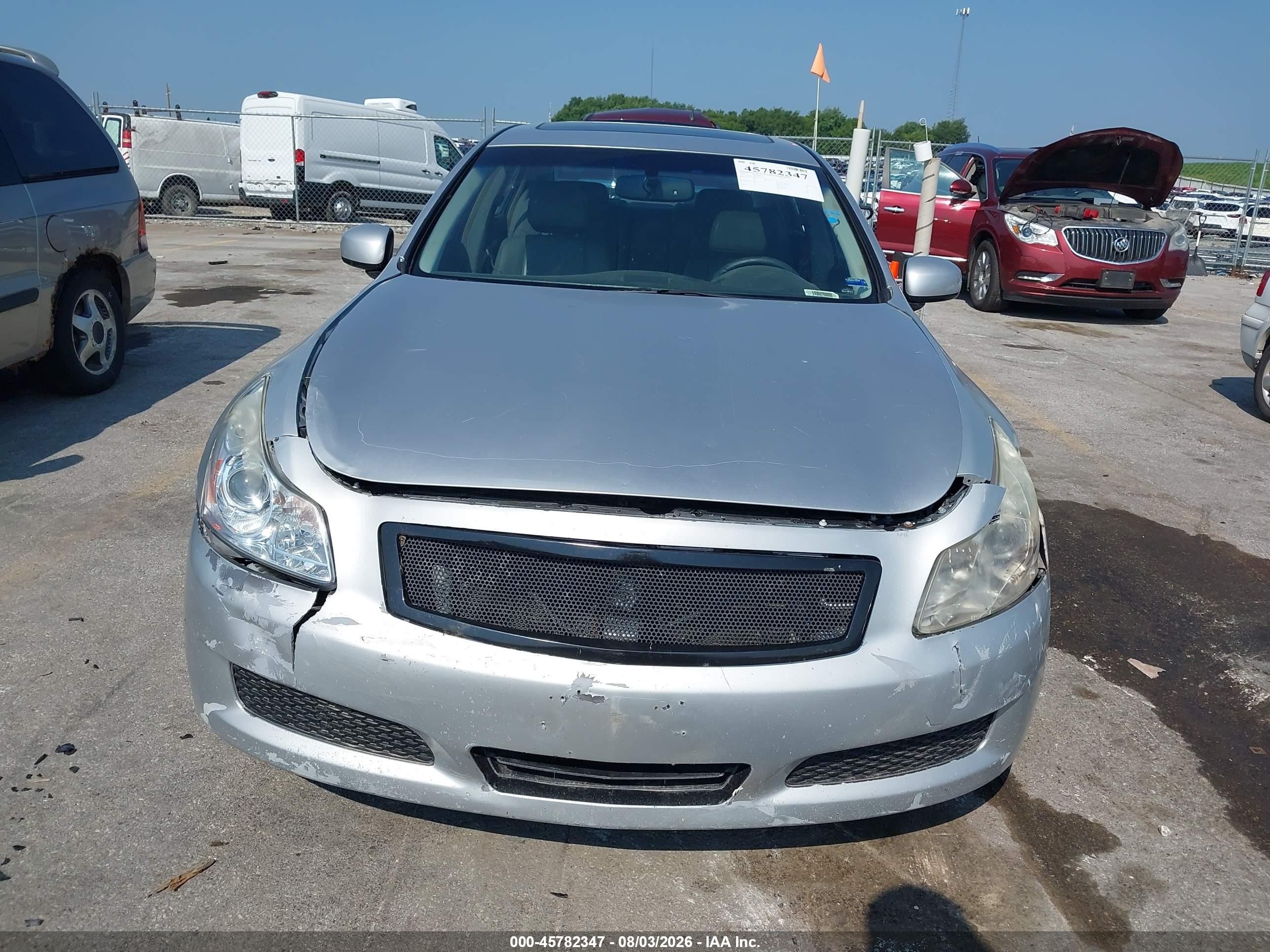 2007 Infiniti G35 Journey Silver vin: JNKBV61E07M712775