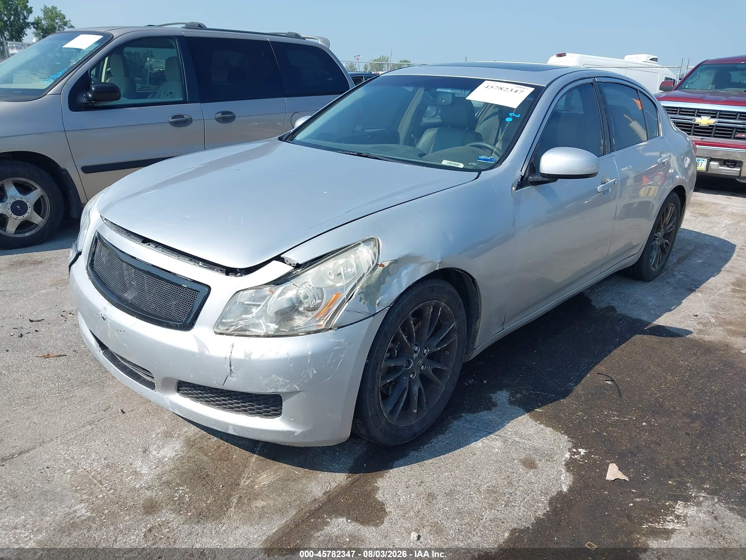 2007 Infiniti G35 Journey Silver vin: JNKBV61E07M712775