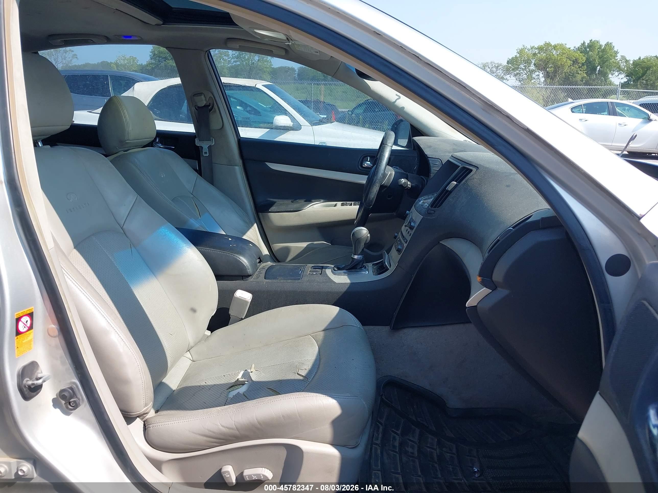 2007 Infiniti G35 Journey Silver vin: JNKBV61E07M712775