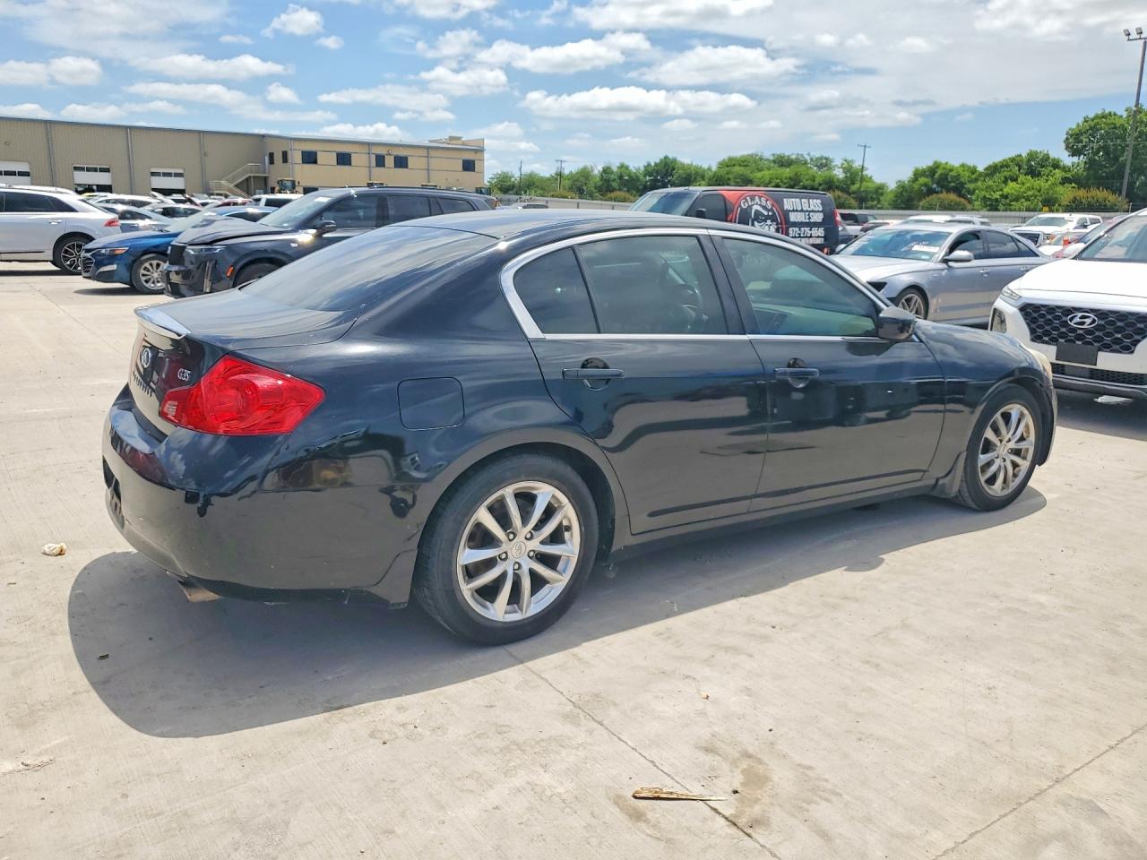 2007 Infiniti G35 Base Black vin: JNKBV61E07M721623