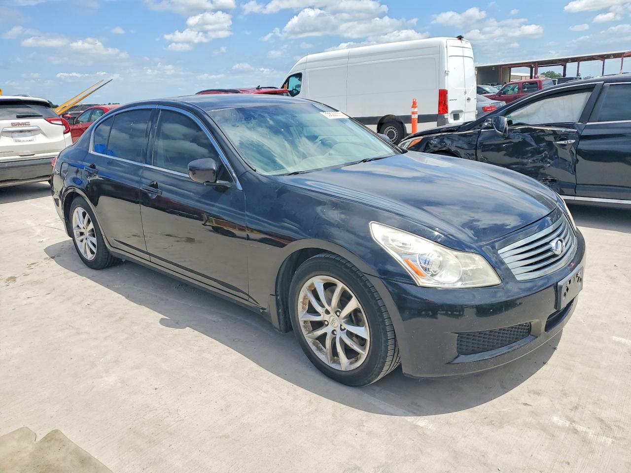 2007 Infiniti G35 Base Black vin: JNKBV61E07M721623