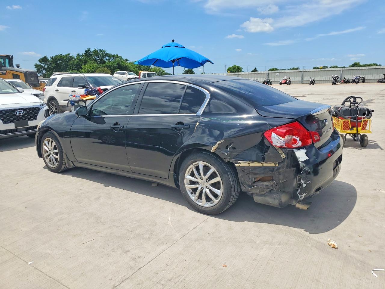 2007 Infiniti G35 Base Black vin: JNKBV61E07M721623