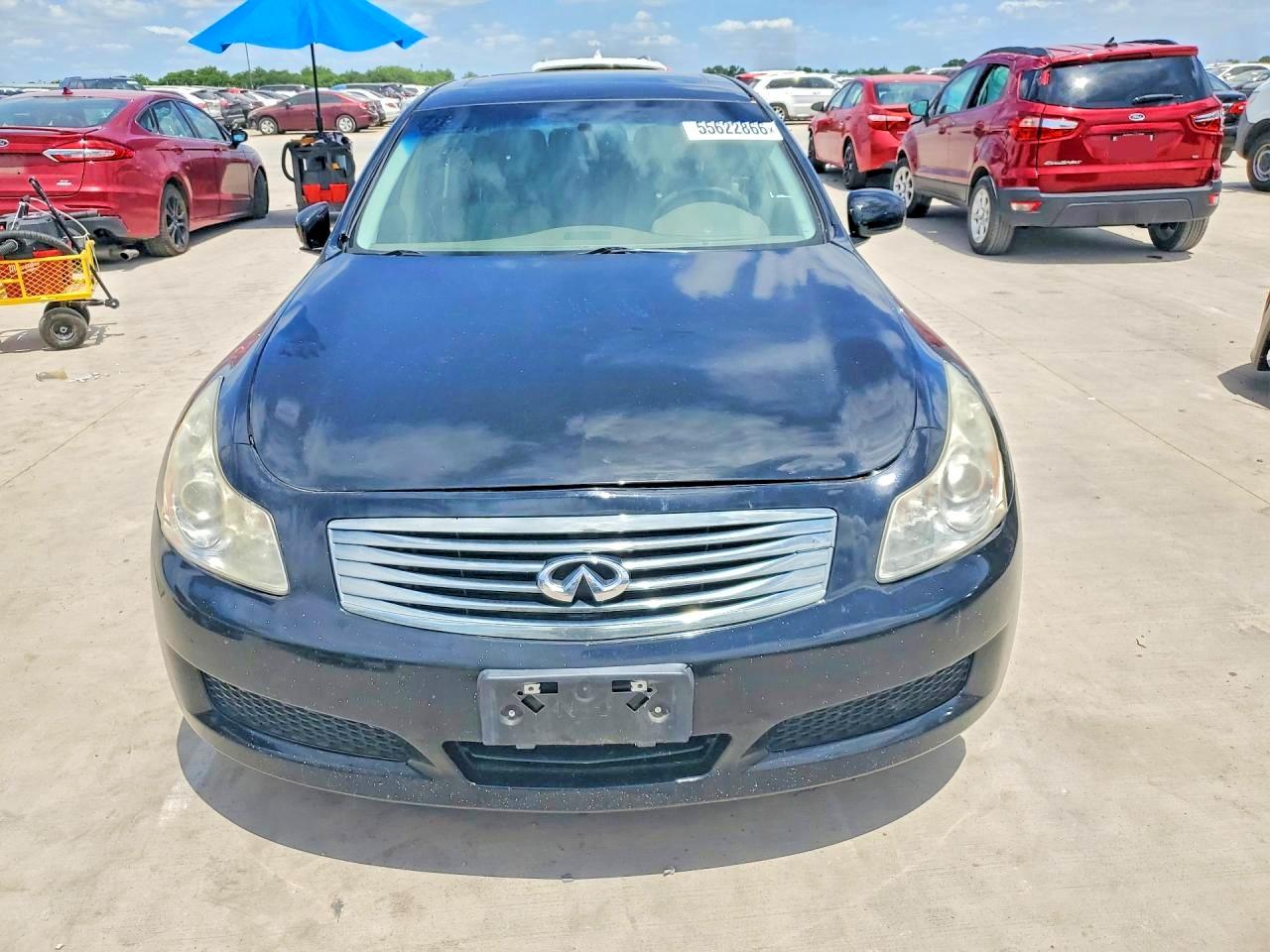 2007 Infiniti G35 Base Black vin: JNKBV61E07M721623
