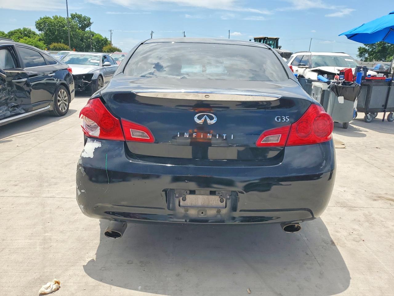 2007 Infiniti G35 Base Black vin: JNKBV61E07M721623