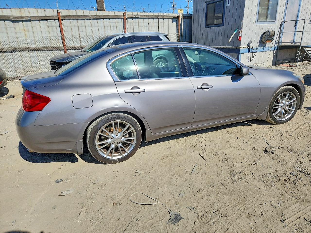 2007 Infiniti G35 Base Gray vin: JNKBV61E07M728300