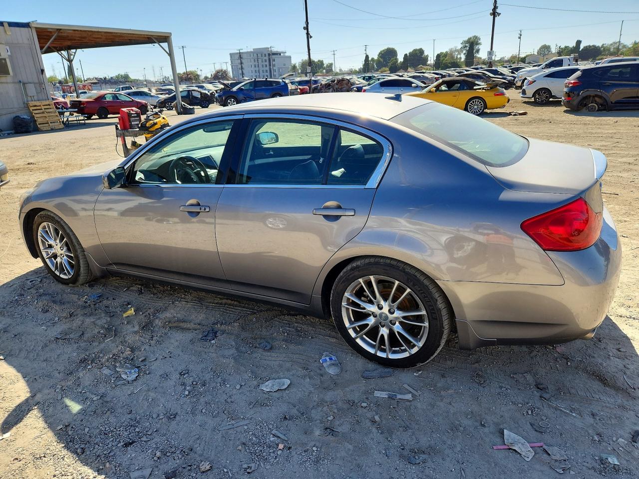 2007 Infiniti G35 Base Gray vin: JNKBV61E07M728300