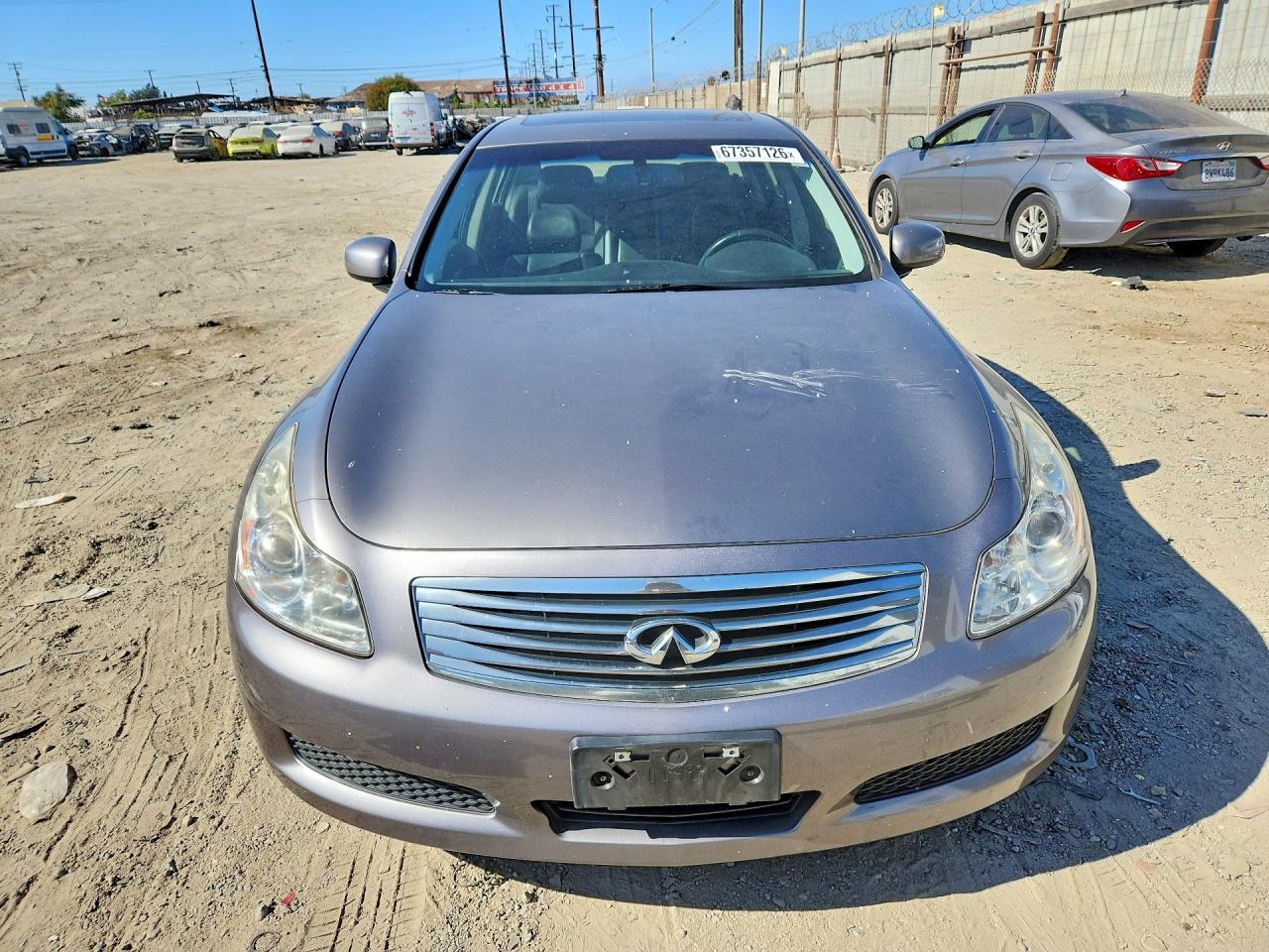 2007 Infiniti G35 Base Gray vin: JNKBV61E07M728300