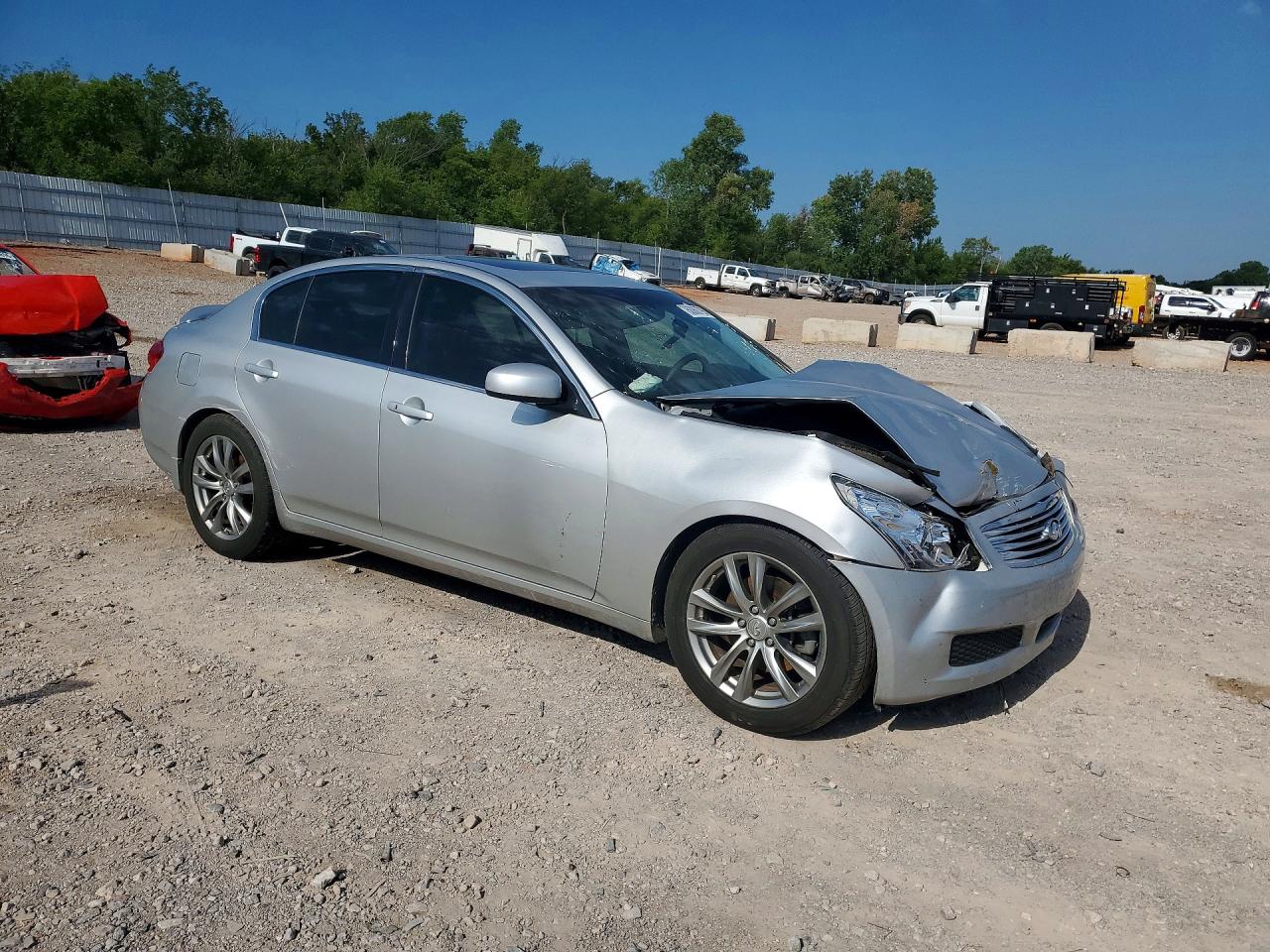 2007 Infiniti G35 Base Silver vin: JNKBV61E07M729883