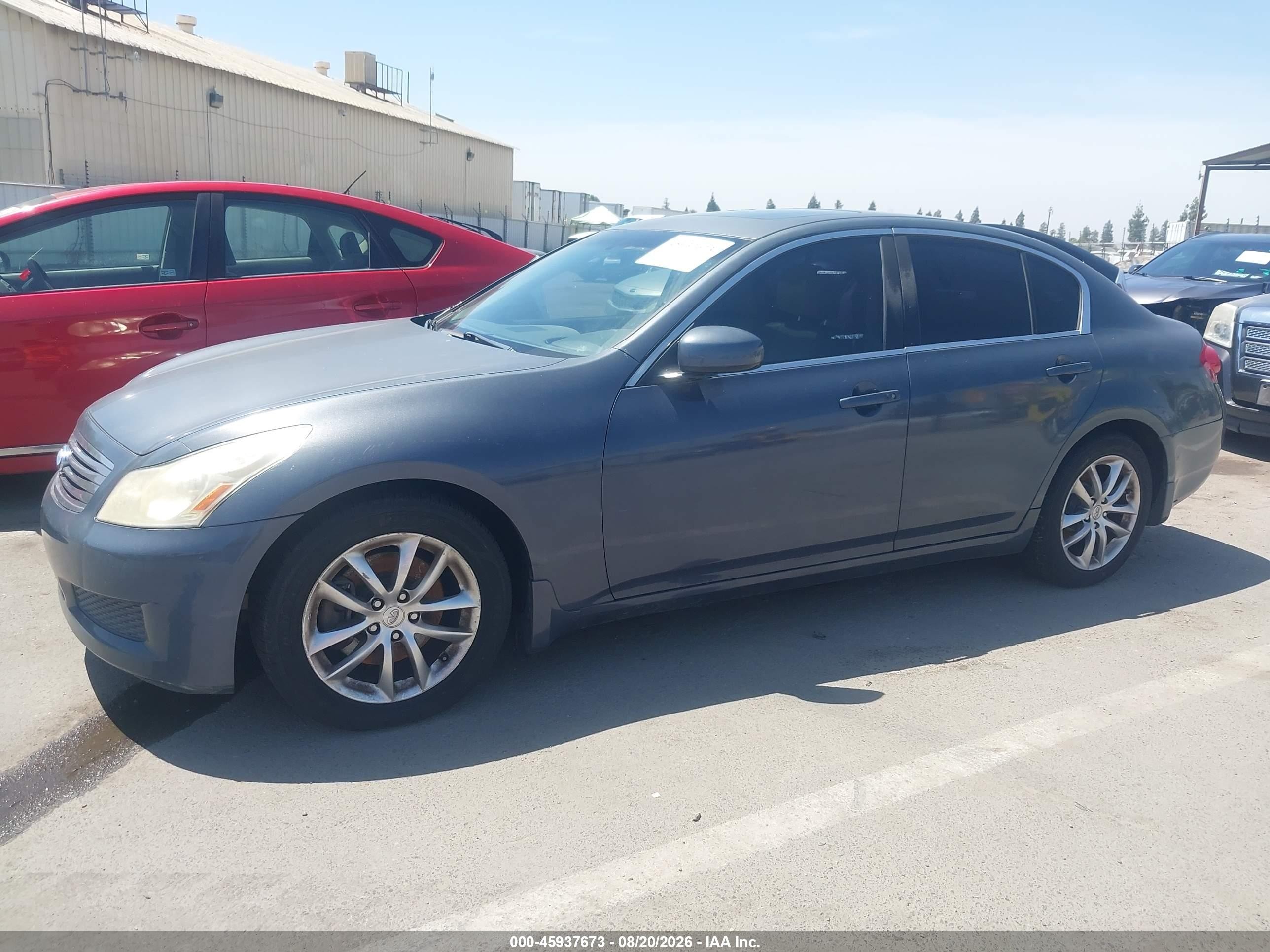 2008 Infiniti G35 Journey Blue vin: JNKBV61E08M203285