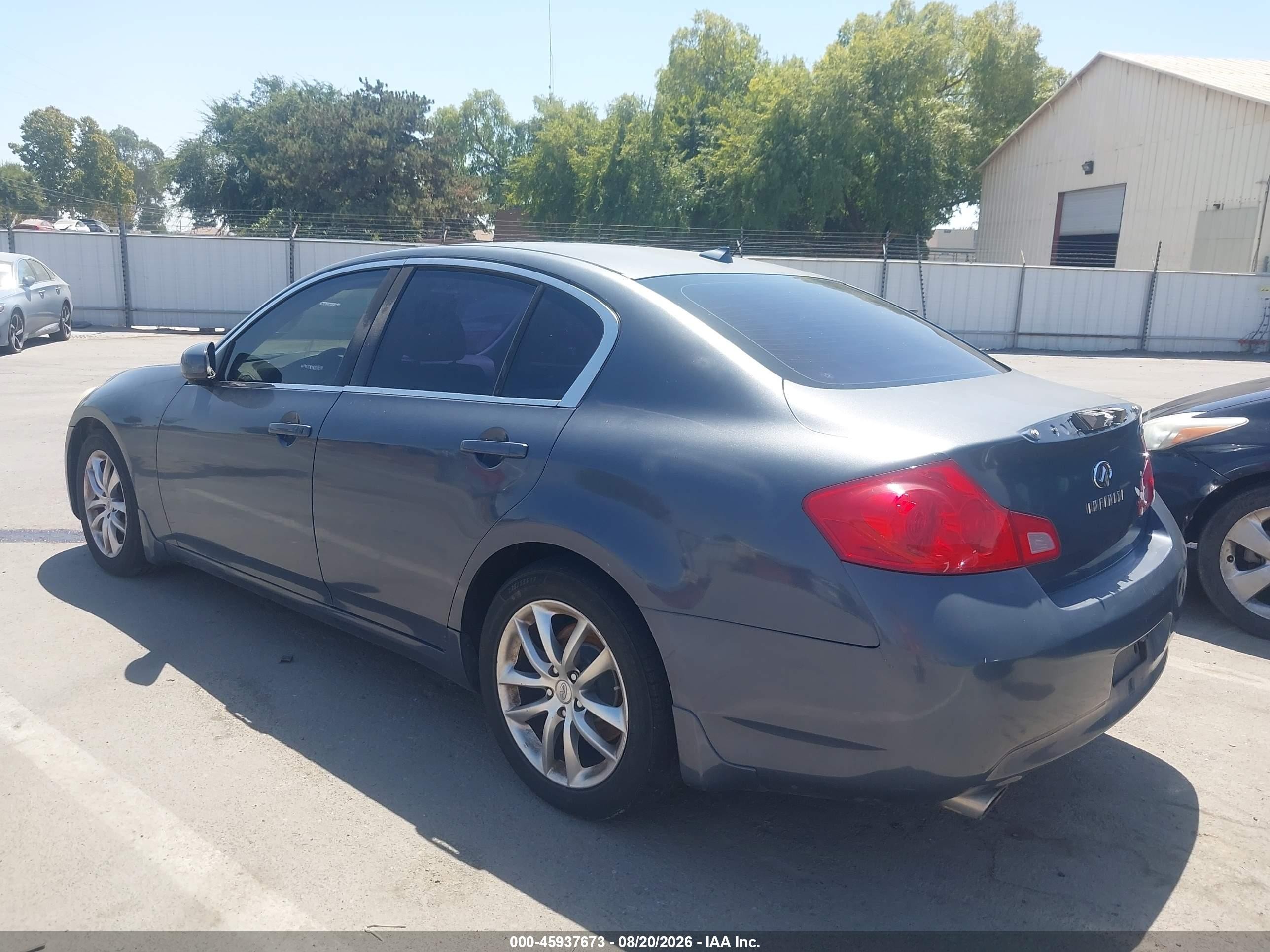2008 Infiniti G35 Journey Blue vin: JNKBV61E08M203285