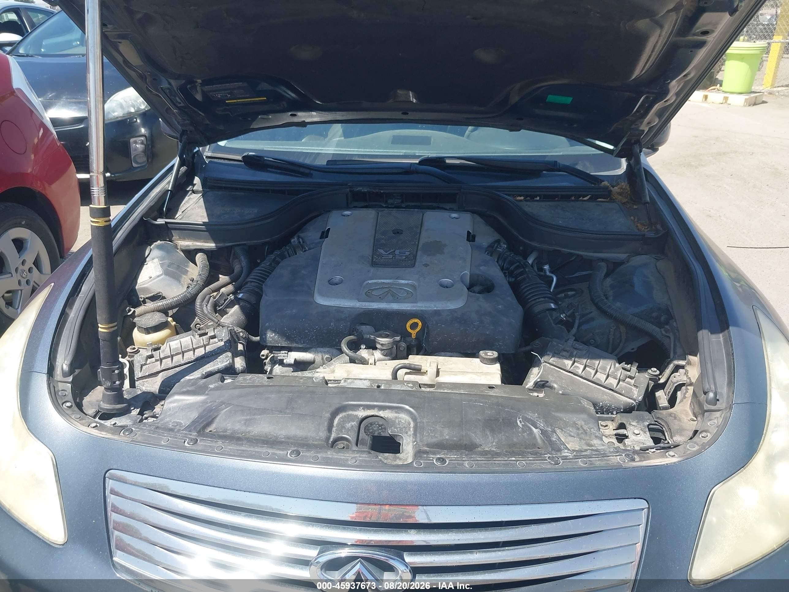 2008 Infiniti G35 Journey Blue vin: JNKBV61E08M203285
