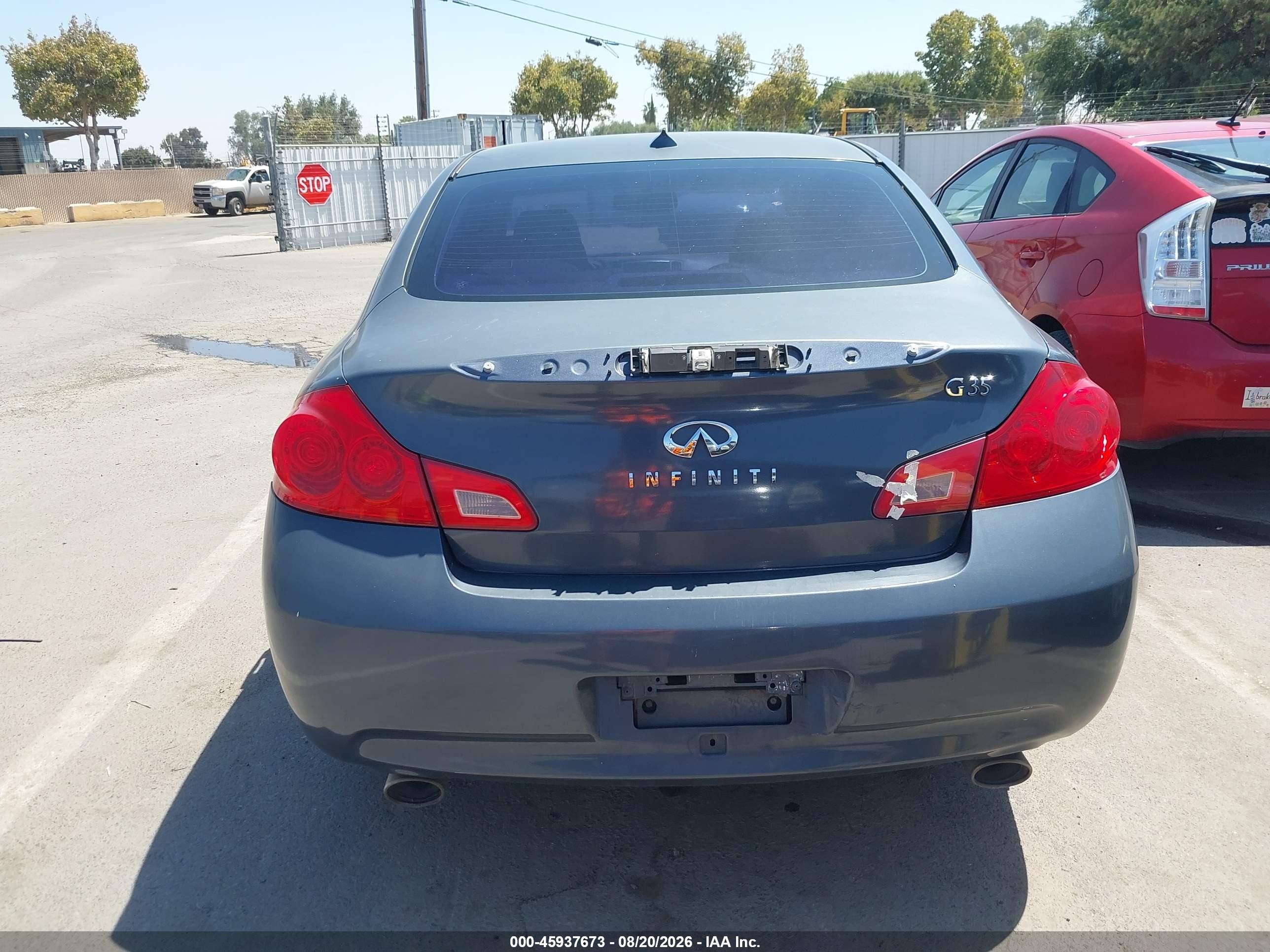 2008 Infiniti G35 Journey Blue vin: JNKBV61E08M203285