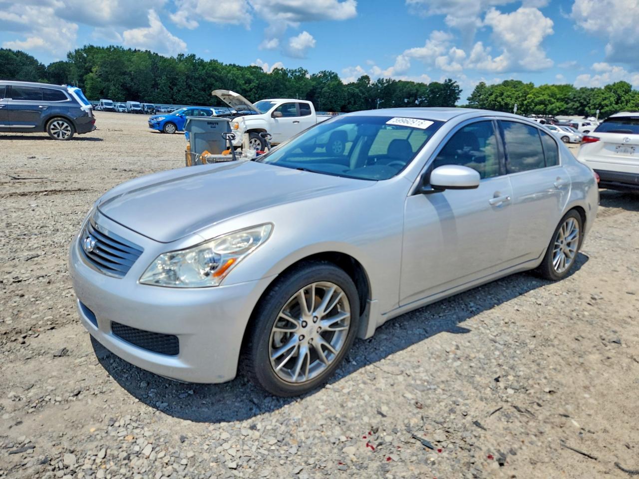 2008 Infiniti G35 Base Silver vin: JNKBV61E08M224573