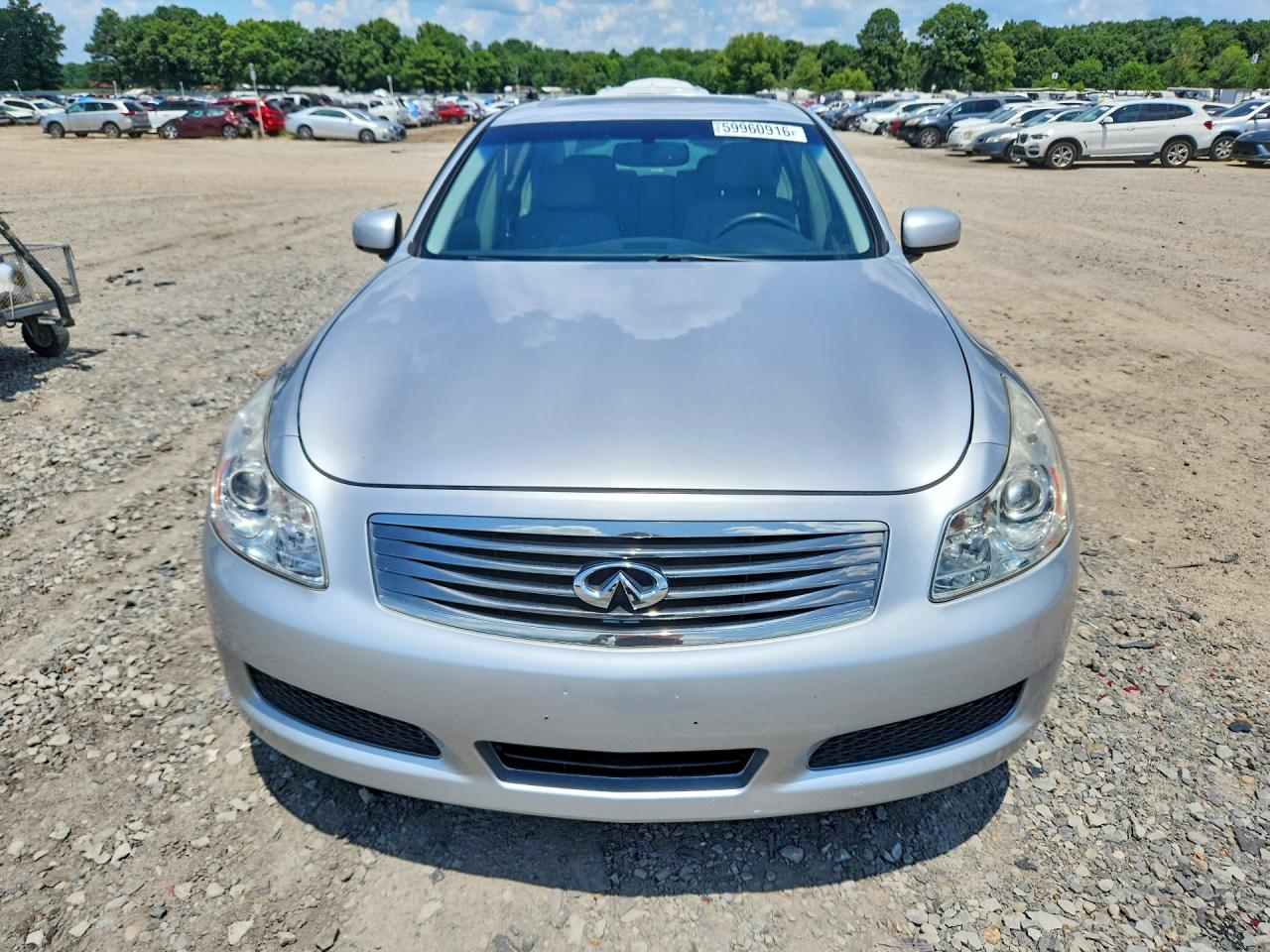 2008 Infiniti G35 Base Silver vin: JNKBV61E08M224573