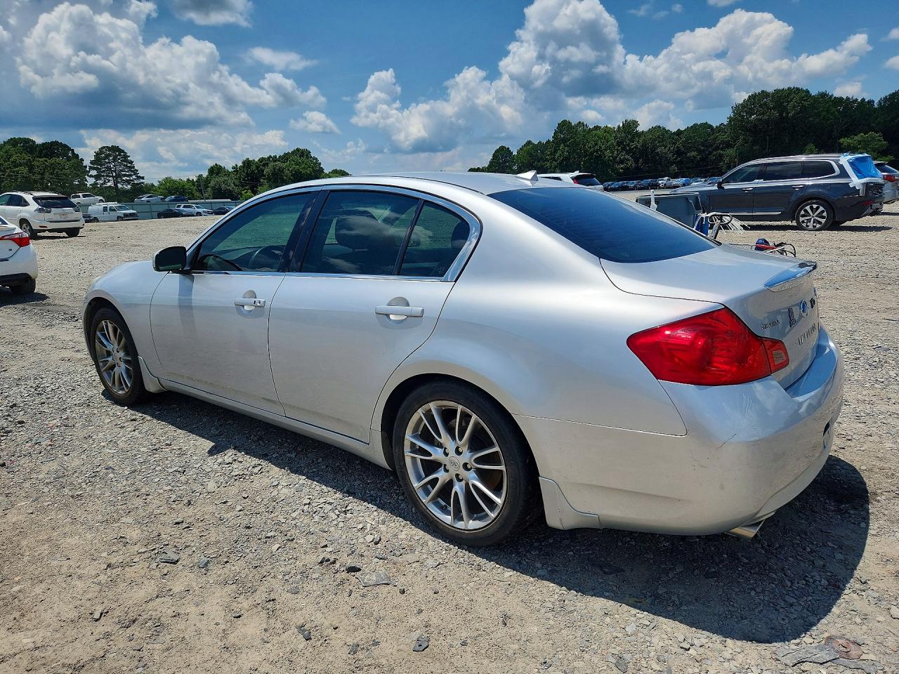 2008 Infiniti G35 Base Silver vin: JNKBV61E08M224573