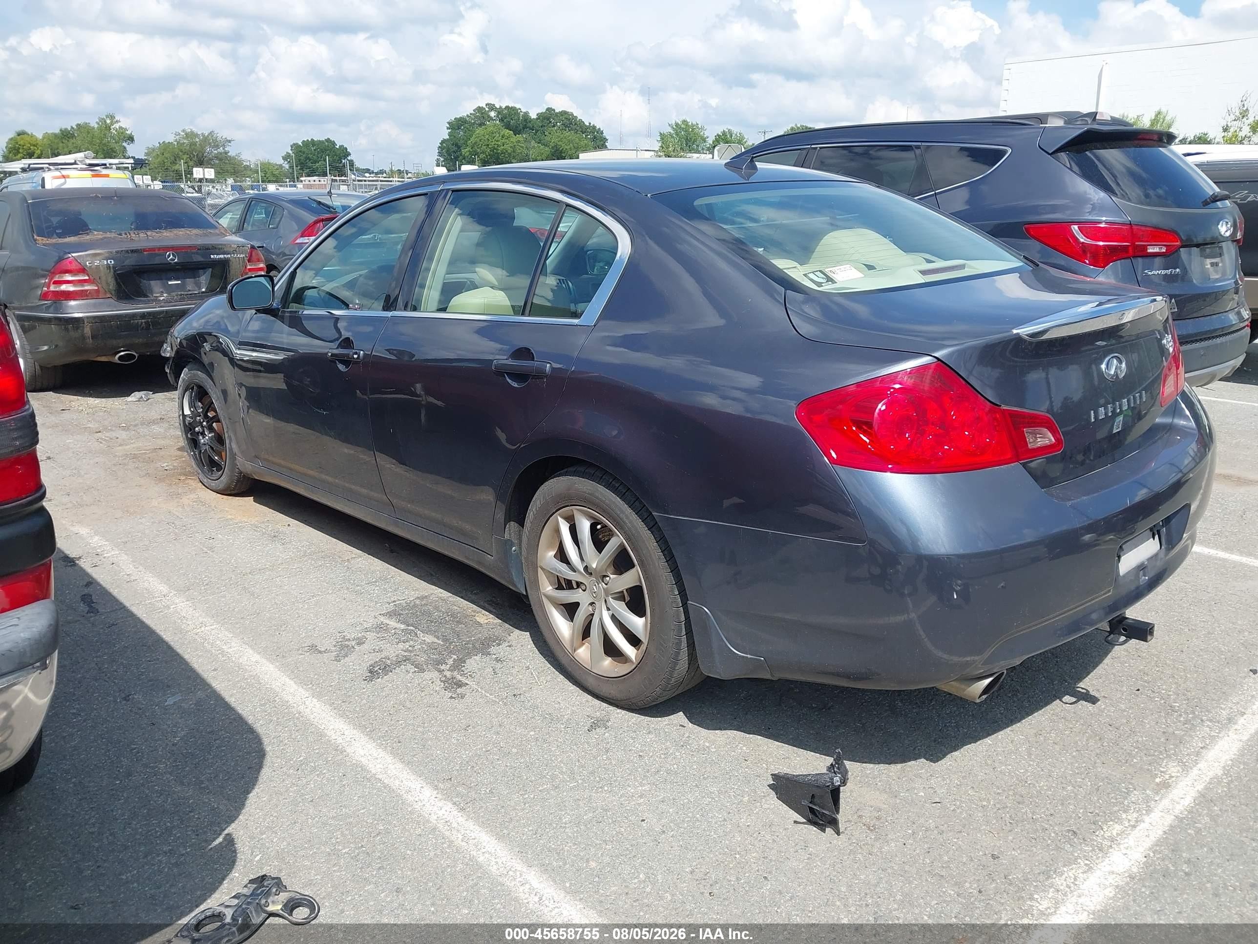 2008 Infiniti G35 Journey Gray vin: JNKBV61E08M226677
