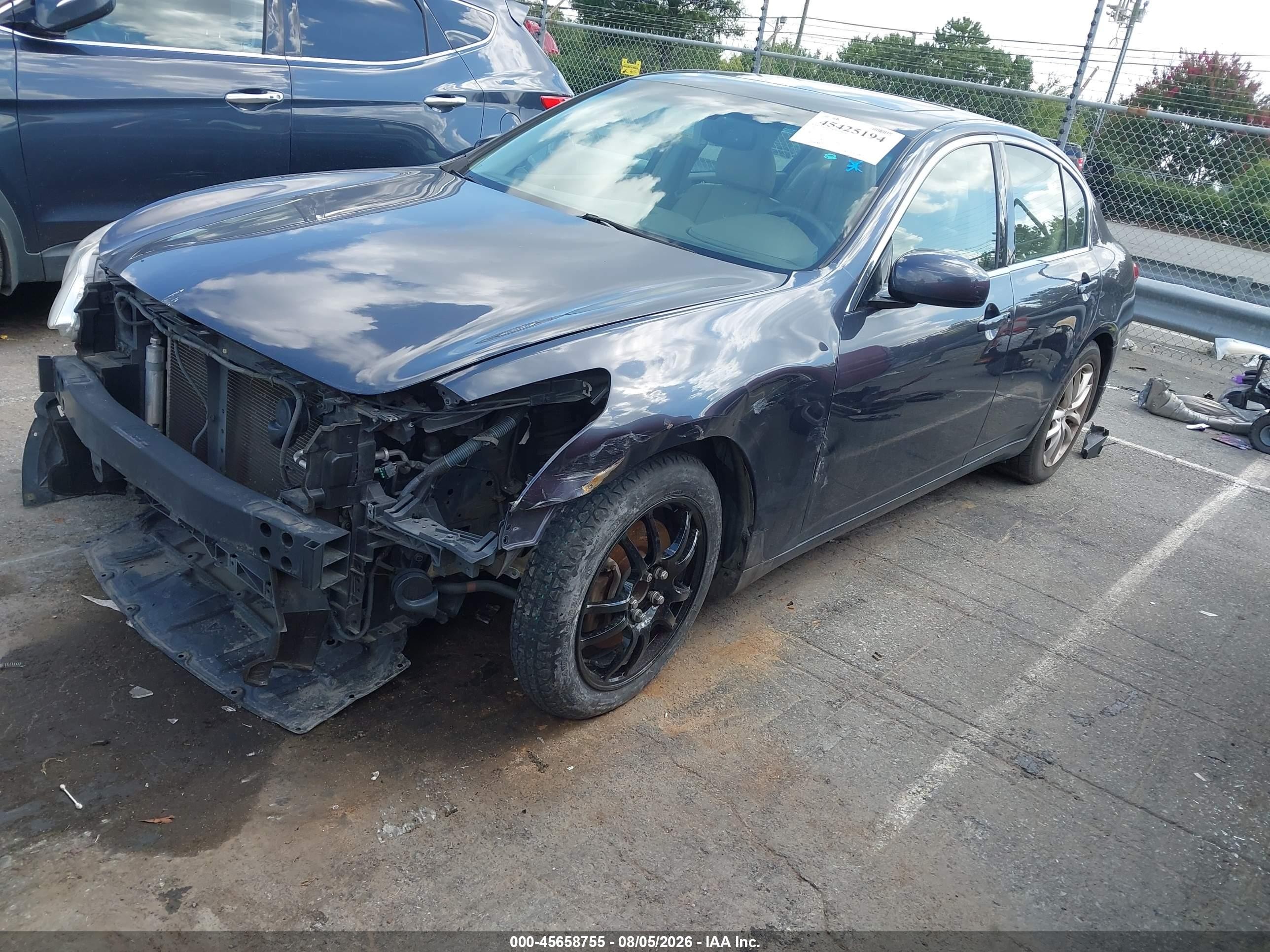 2008 Infiniti G35 Journey Gray vin: JNKBV61E08M226677