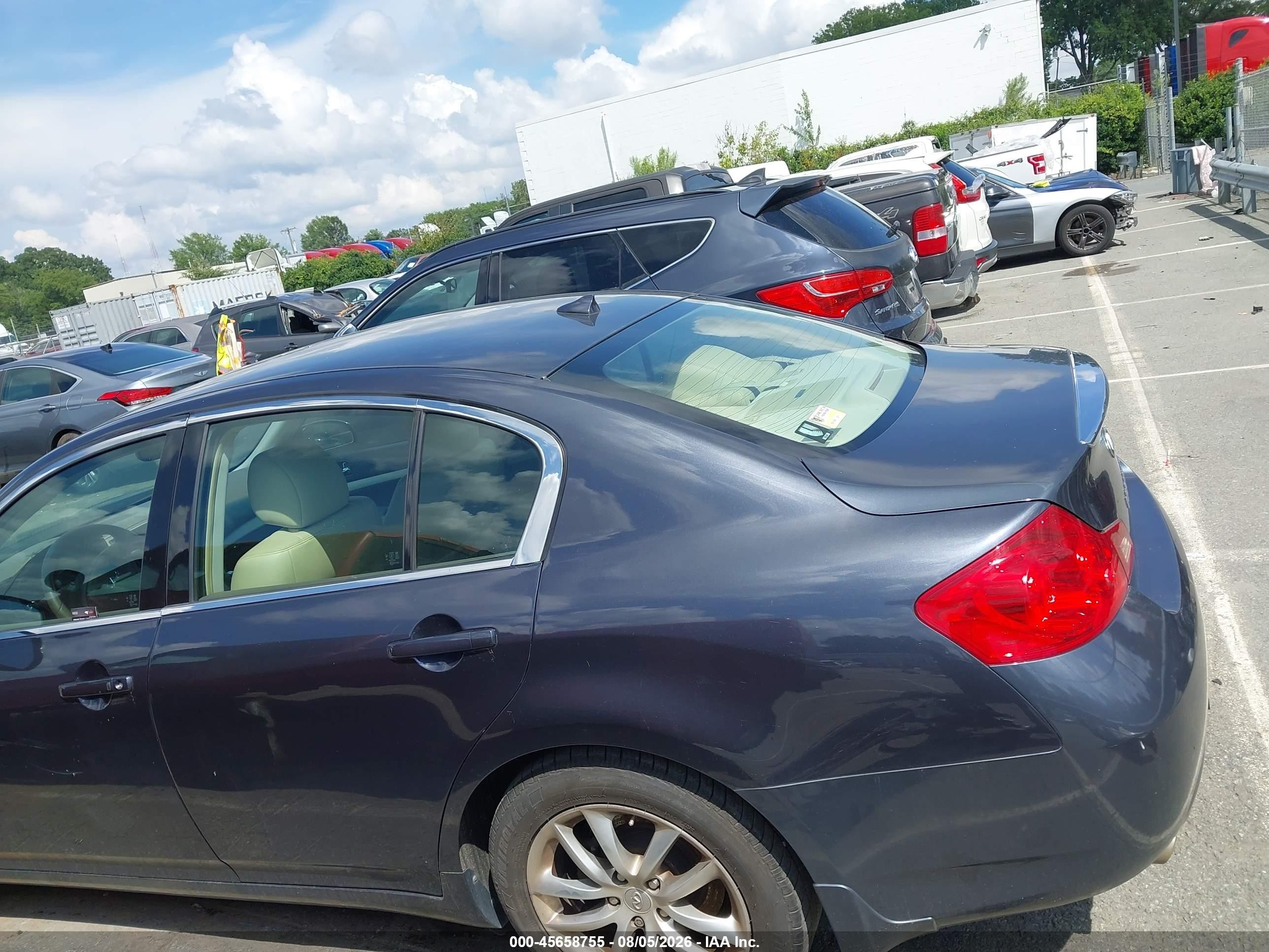 2008 Infiniti G35 Journey Gray vin: JNKBV61E08M226677