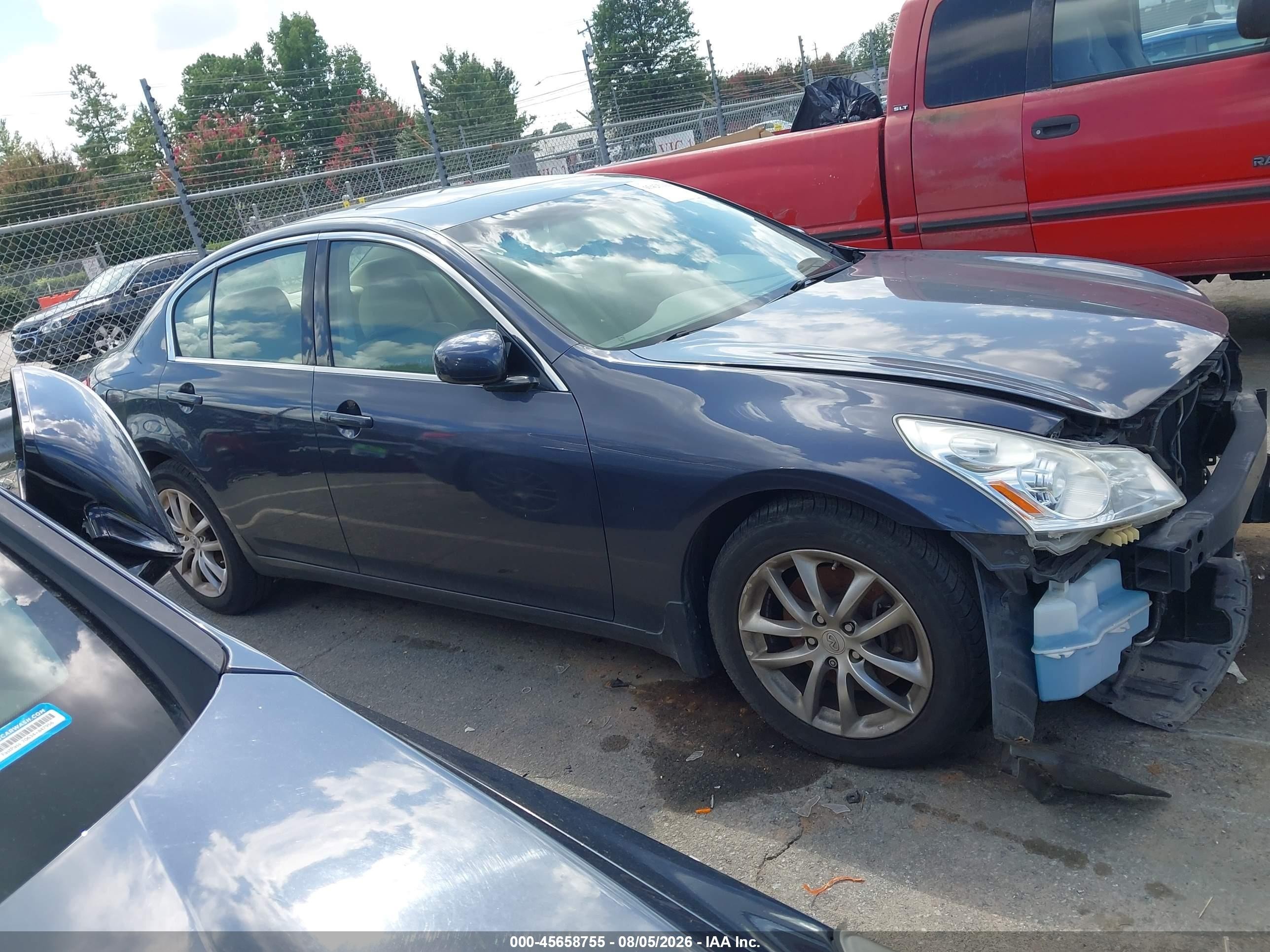 2008 Infiniti G35 Journey Gray vin: JNKBV61E08M226677