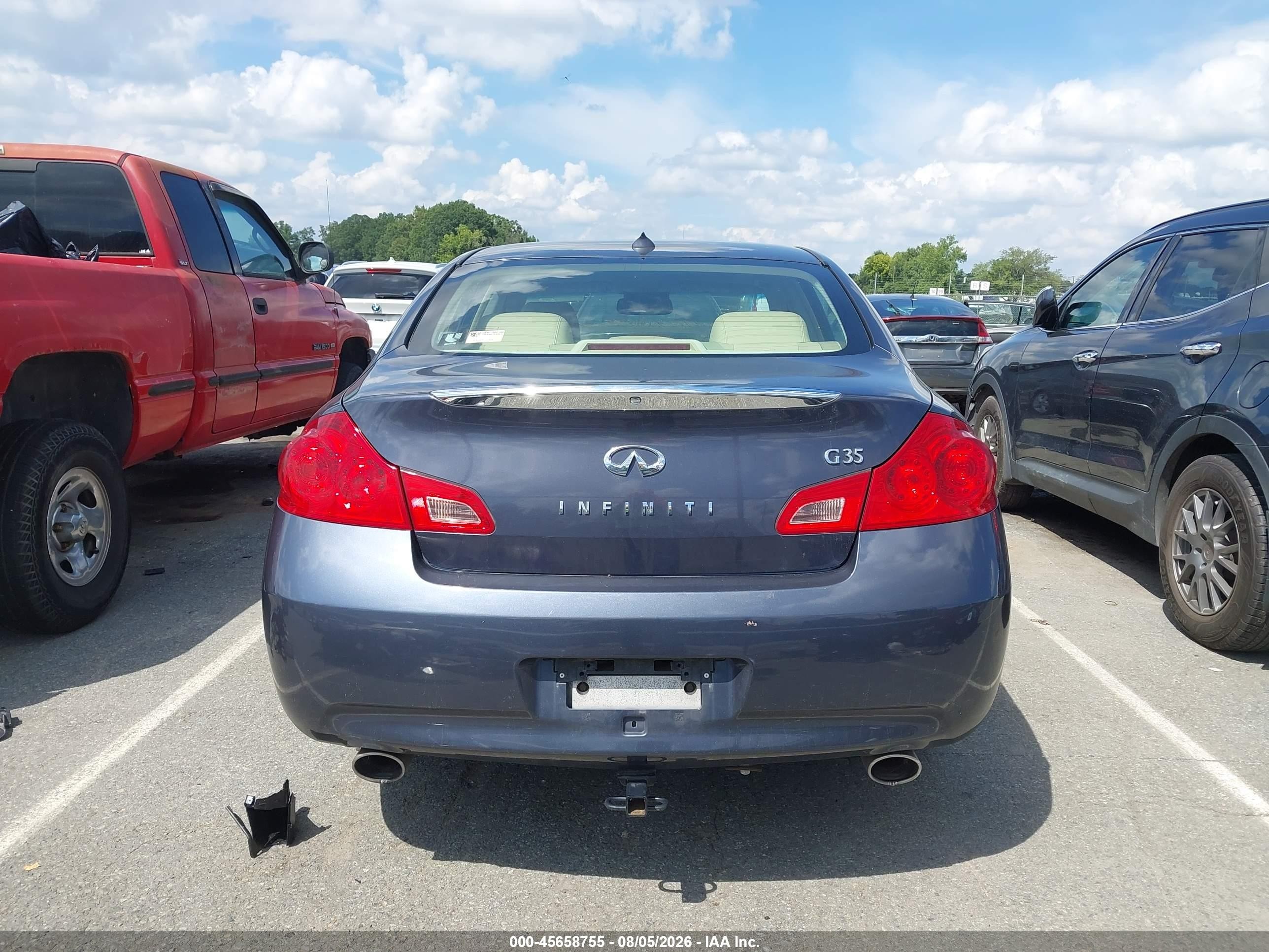 2008 Infiniti G35 Journey Gray vin: JNKBV61E08M226677