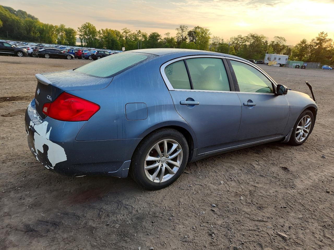 2007 Infiniti G35 Base Teal vin: JNKBV61E17M715040