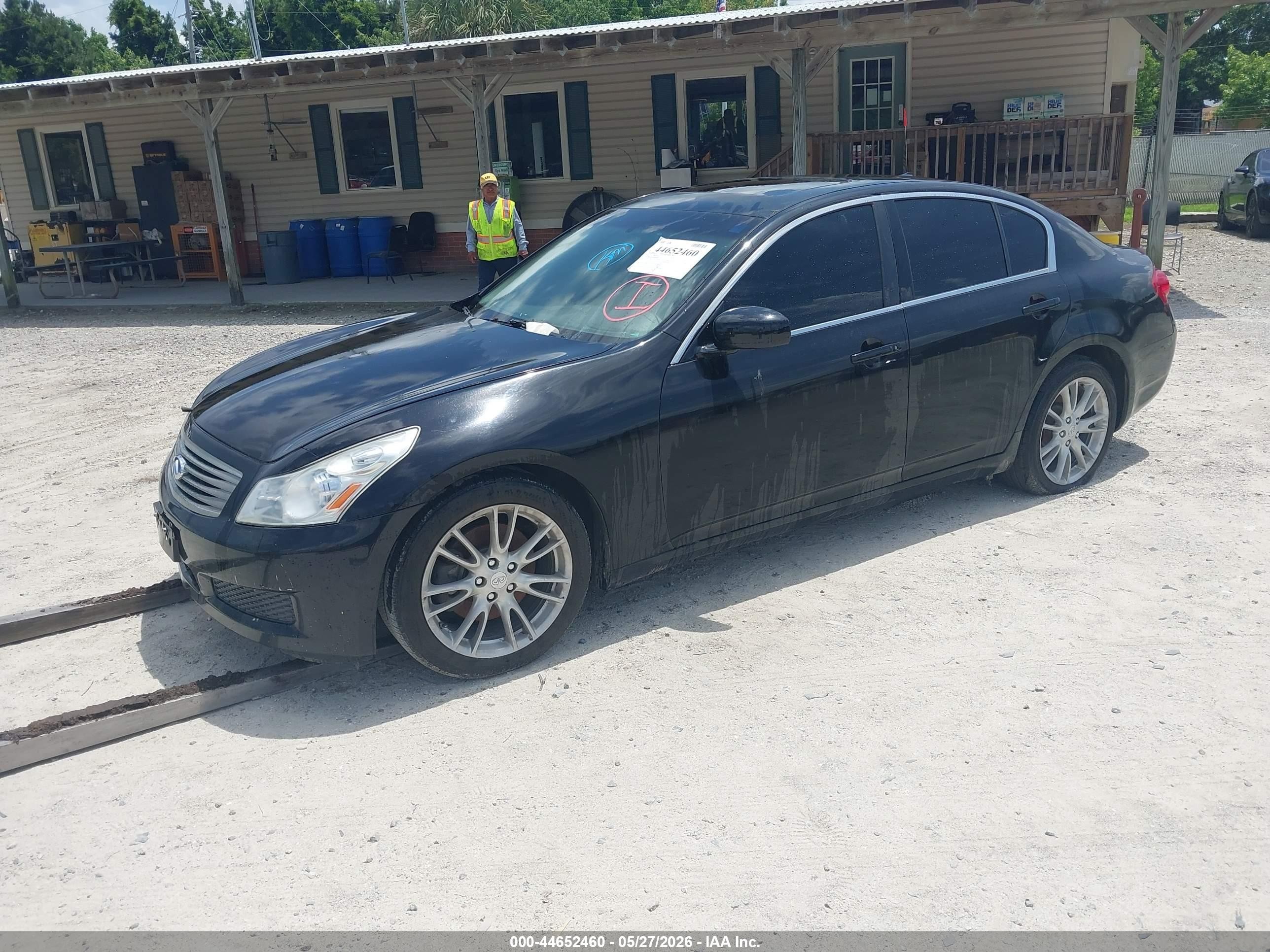 2007 Infiniti G35 Journey Black vin: JNKBV61E17M717953