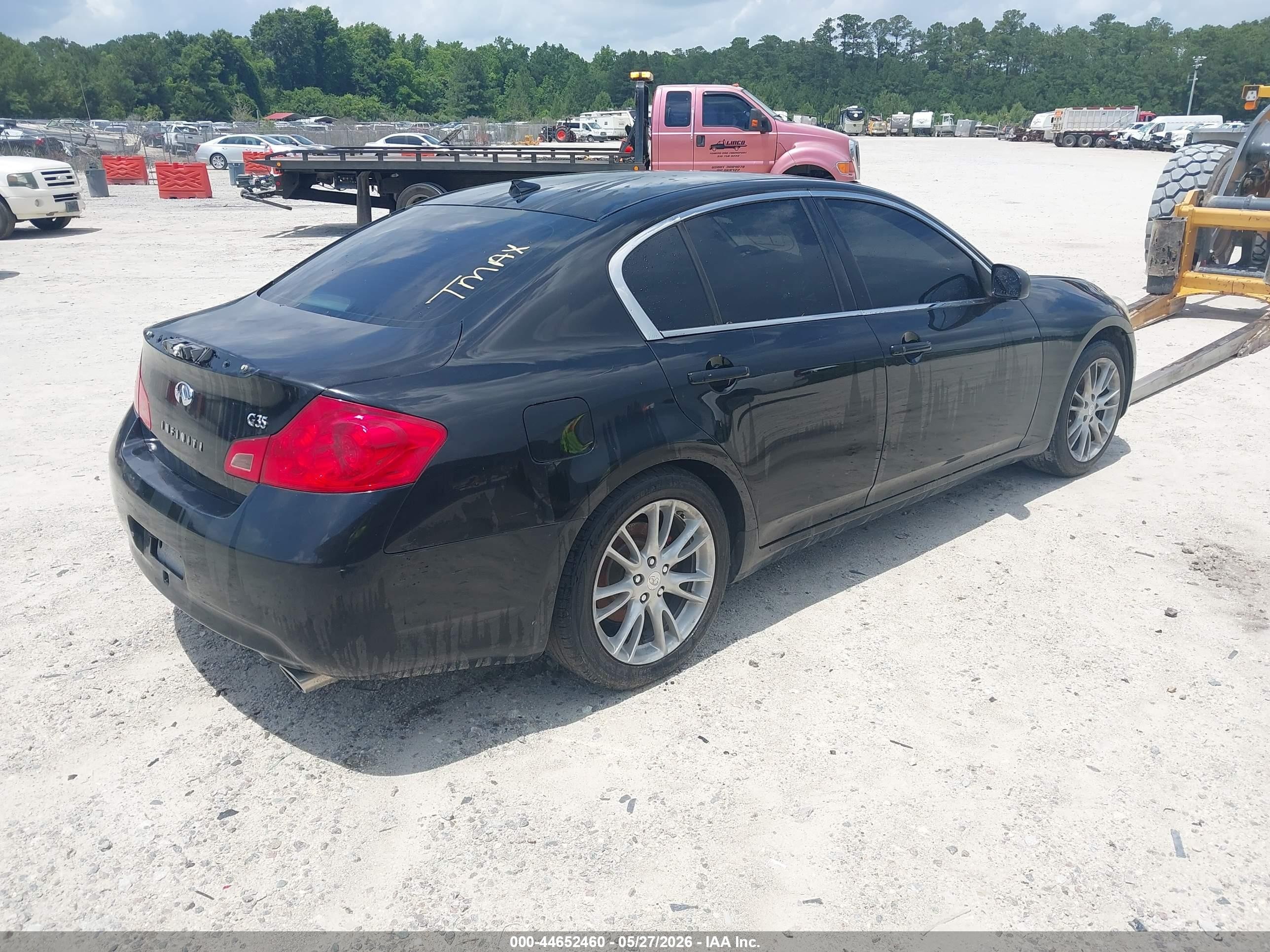 2007 Infiniti G35 Journey Black vin: JNKBV61E17M717953