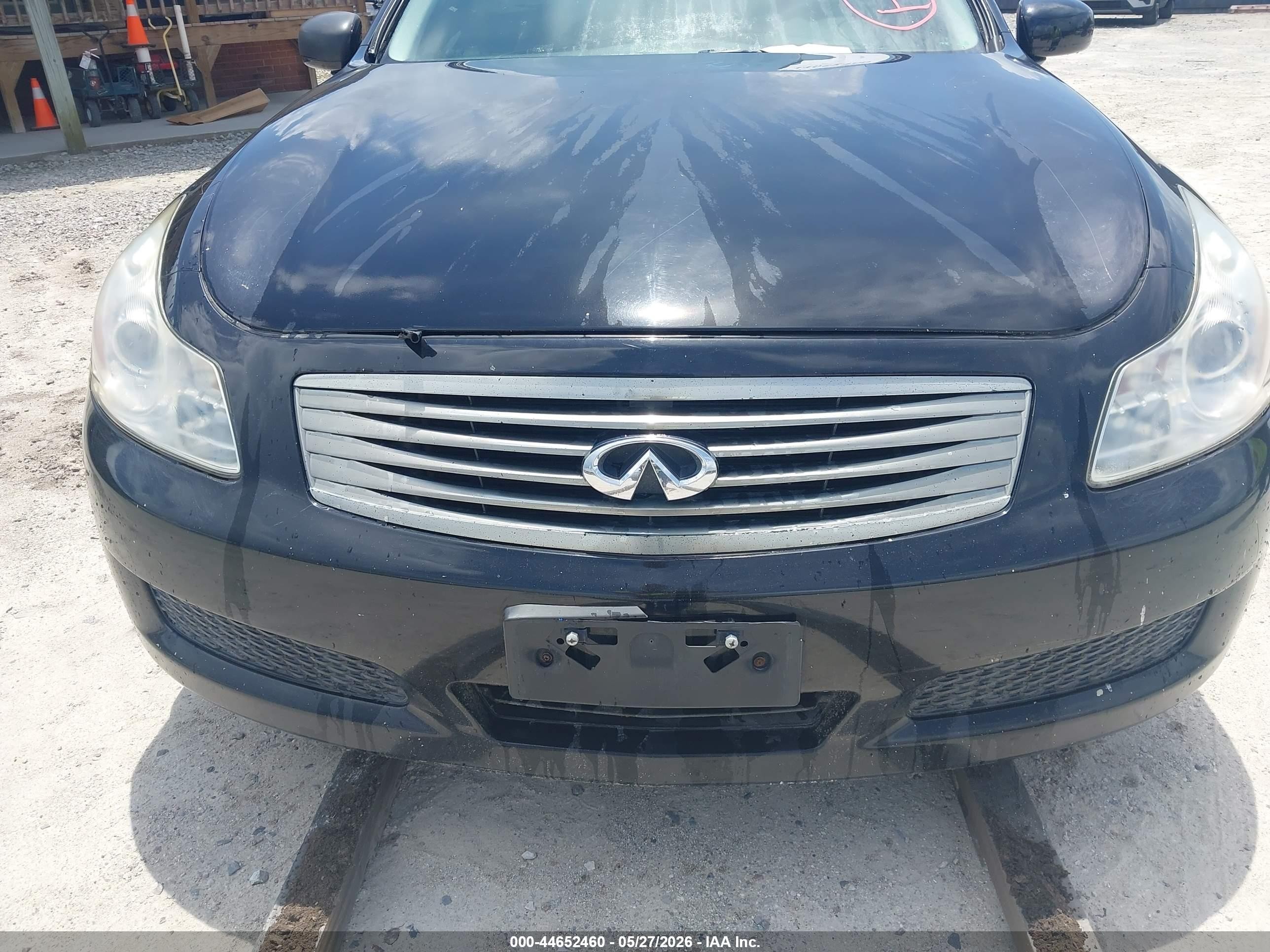 2007 Infiniti G35 Journey Black vin: JNKBV61E17M717953