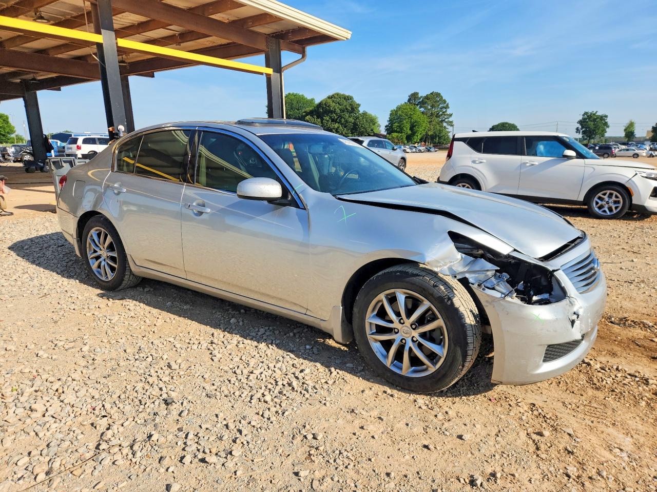 2007 Infiniti G35 Base Silver vin: JNKBV61E17M723736
