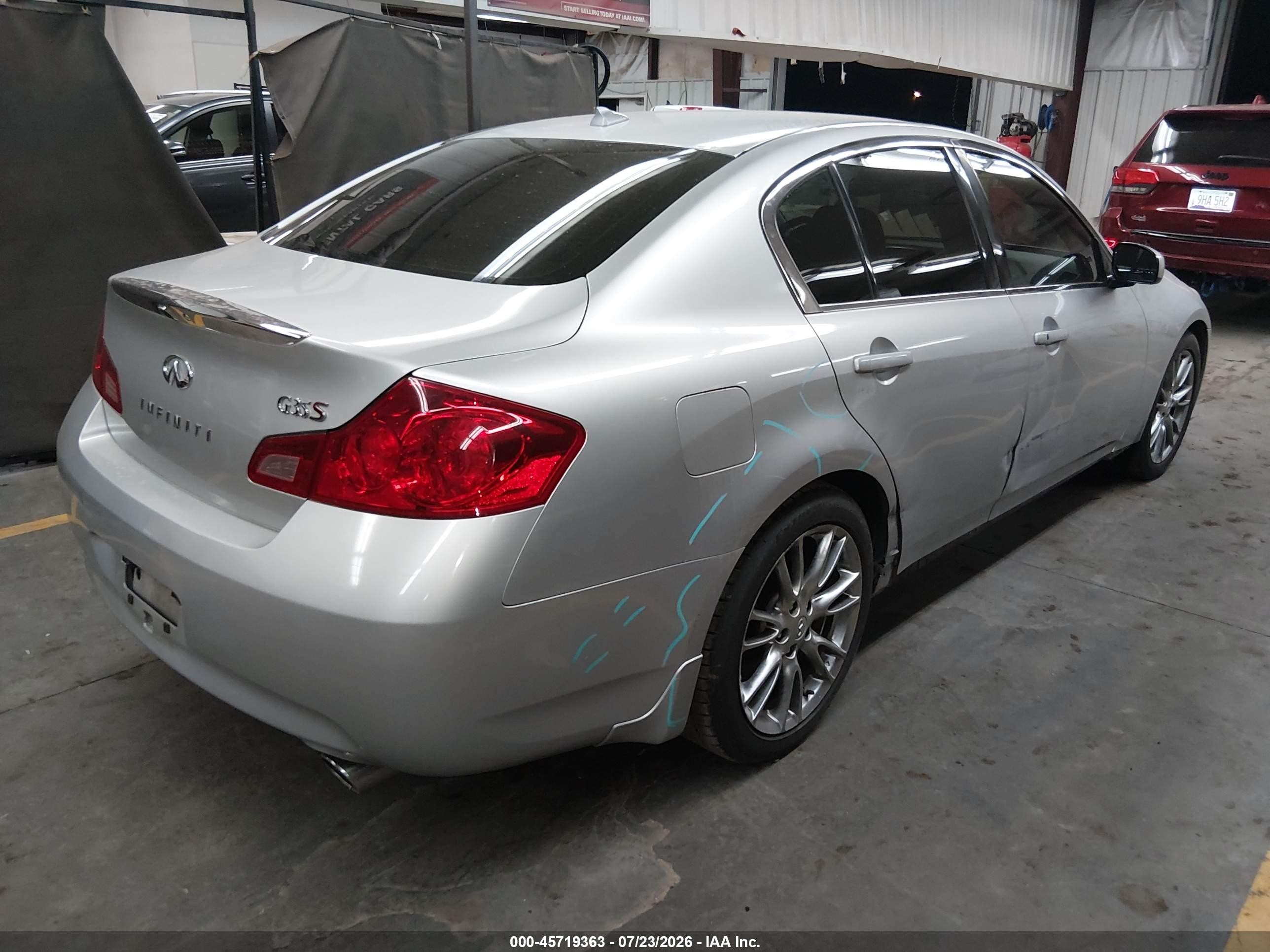 2007 Infiniti G35 Sport Silver vin: JNKBV61E17M724689