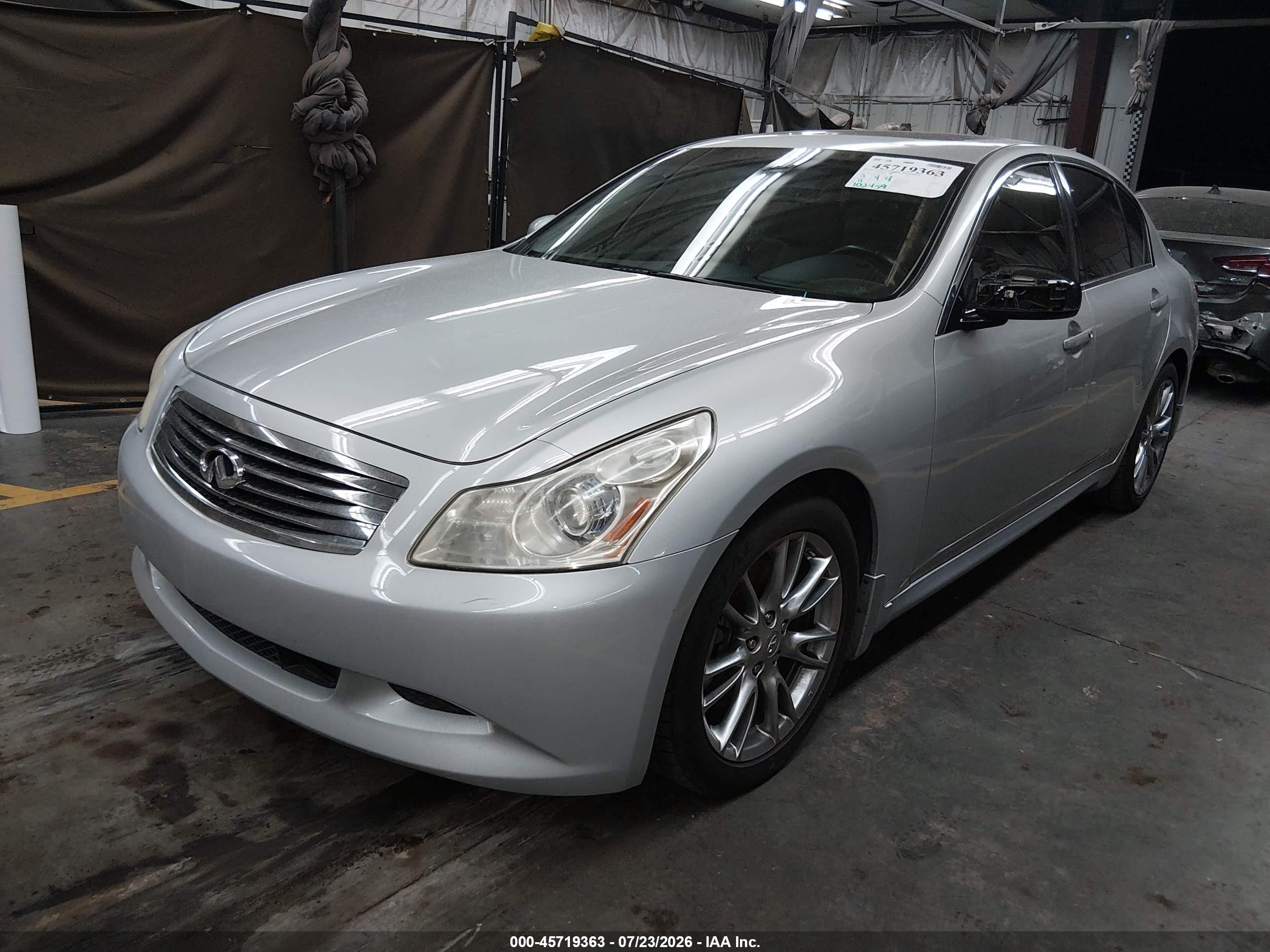 2007 Infiniti G35 Sport Silver vin: JNKBV61E17M724689