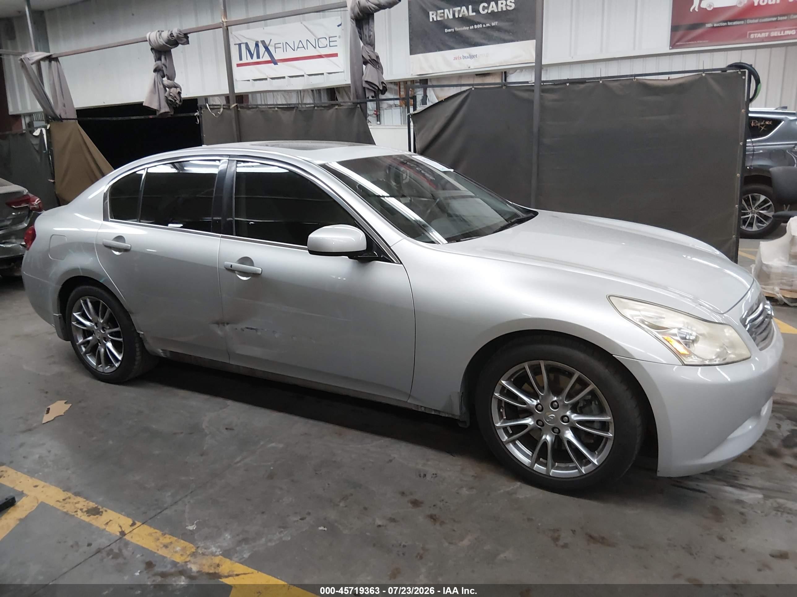 2007 Infiniti G35 Sport Silver vin: JNKBV61E17M724689