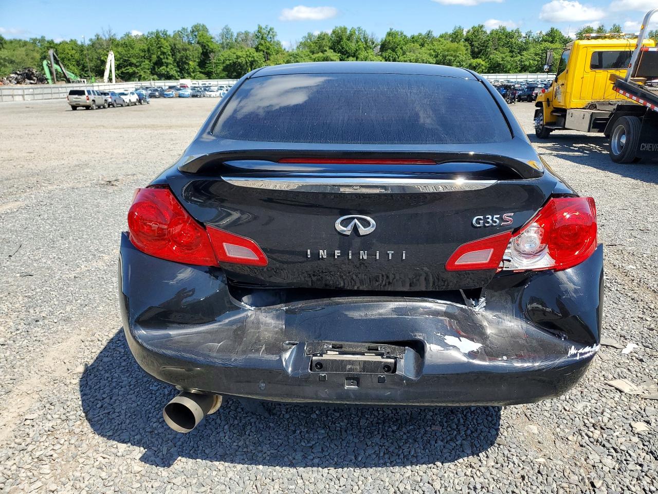 2007 Infiniti G35 Черный vin: JNKBV61E17M726684