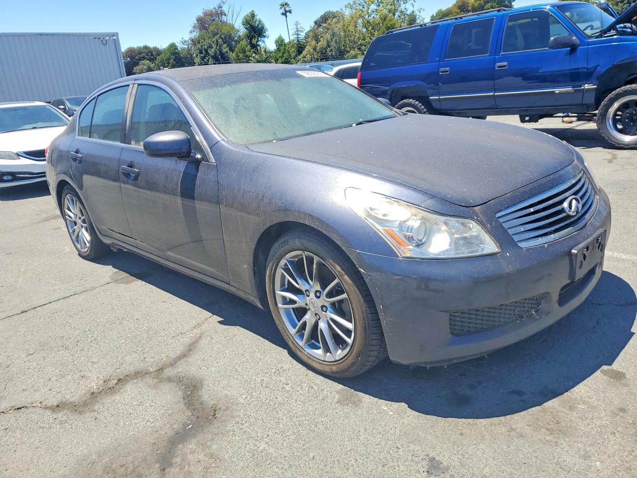 2007 Infiniti G35 Base Gray vin: JNKBV61E17M727852