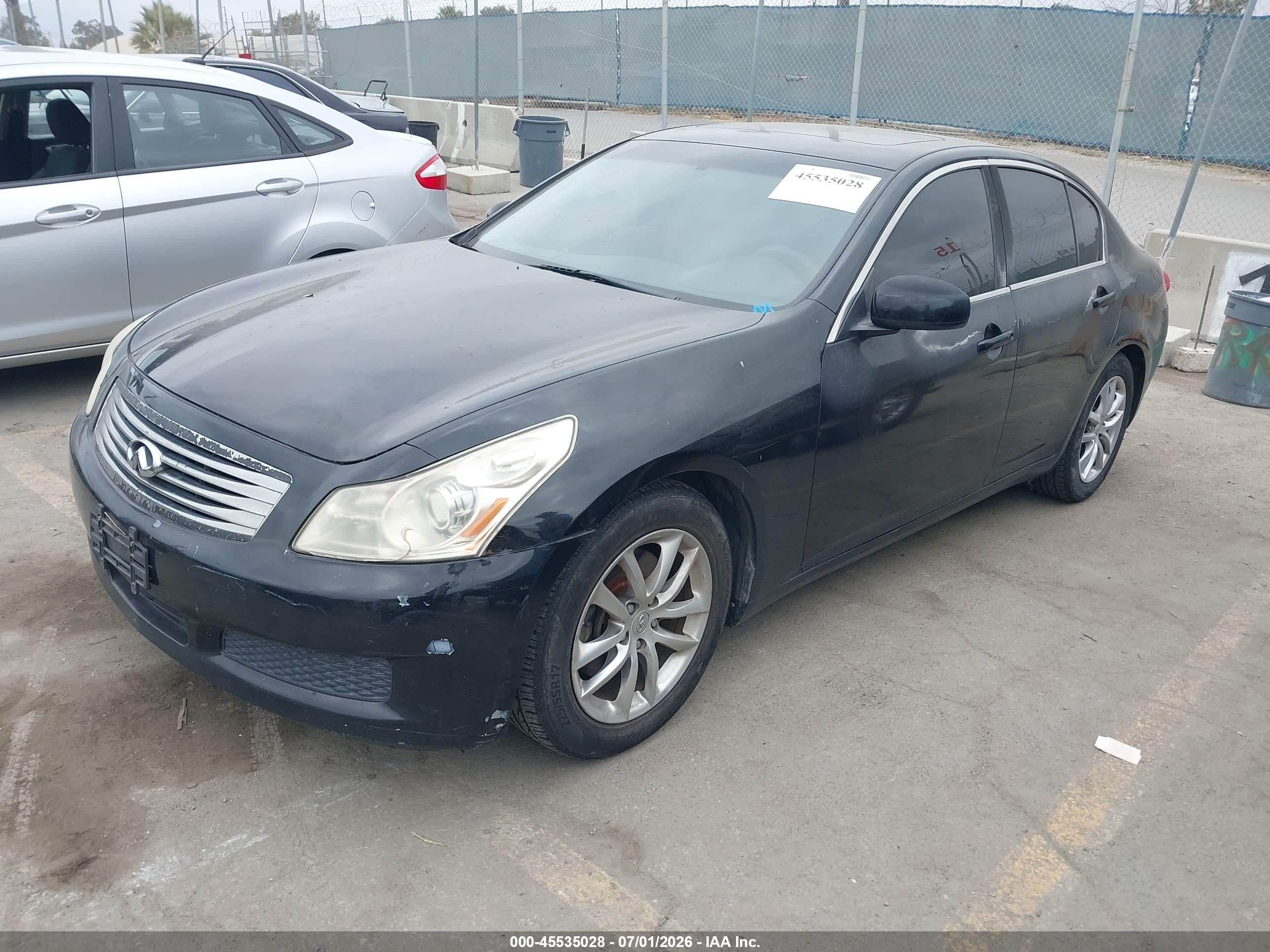 2008 Infiniti G35 Journey Black vin: JNKBV61E18M203490