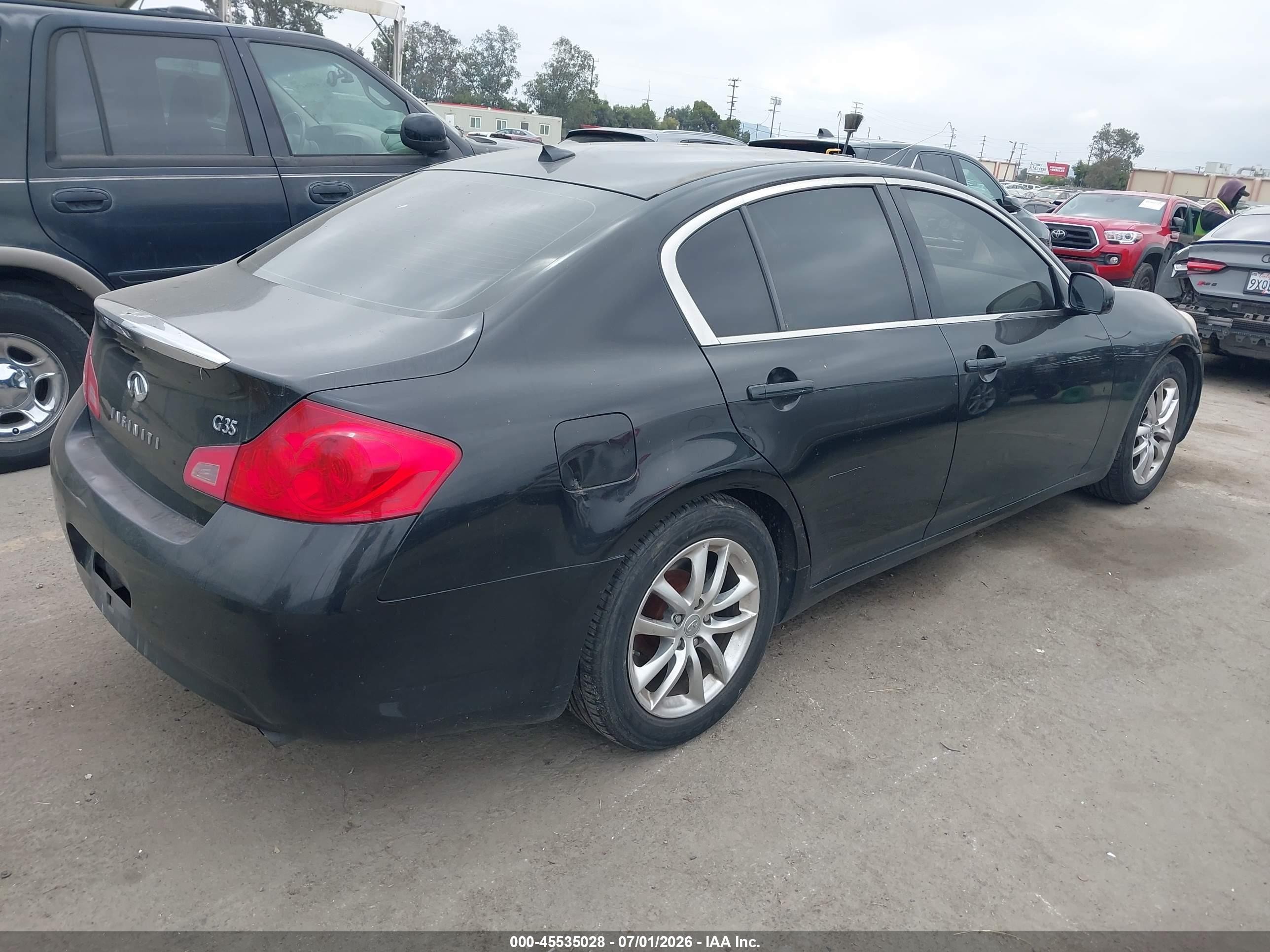 2008 Infiniti G35 Journey Black vin: JNKBV61E18M203490