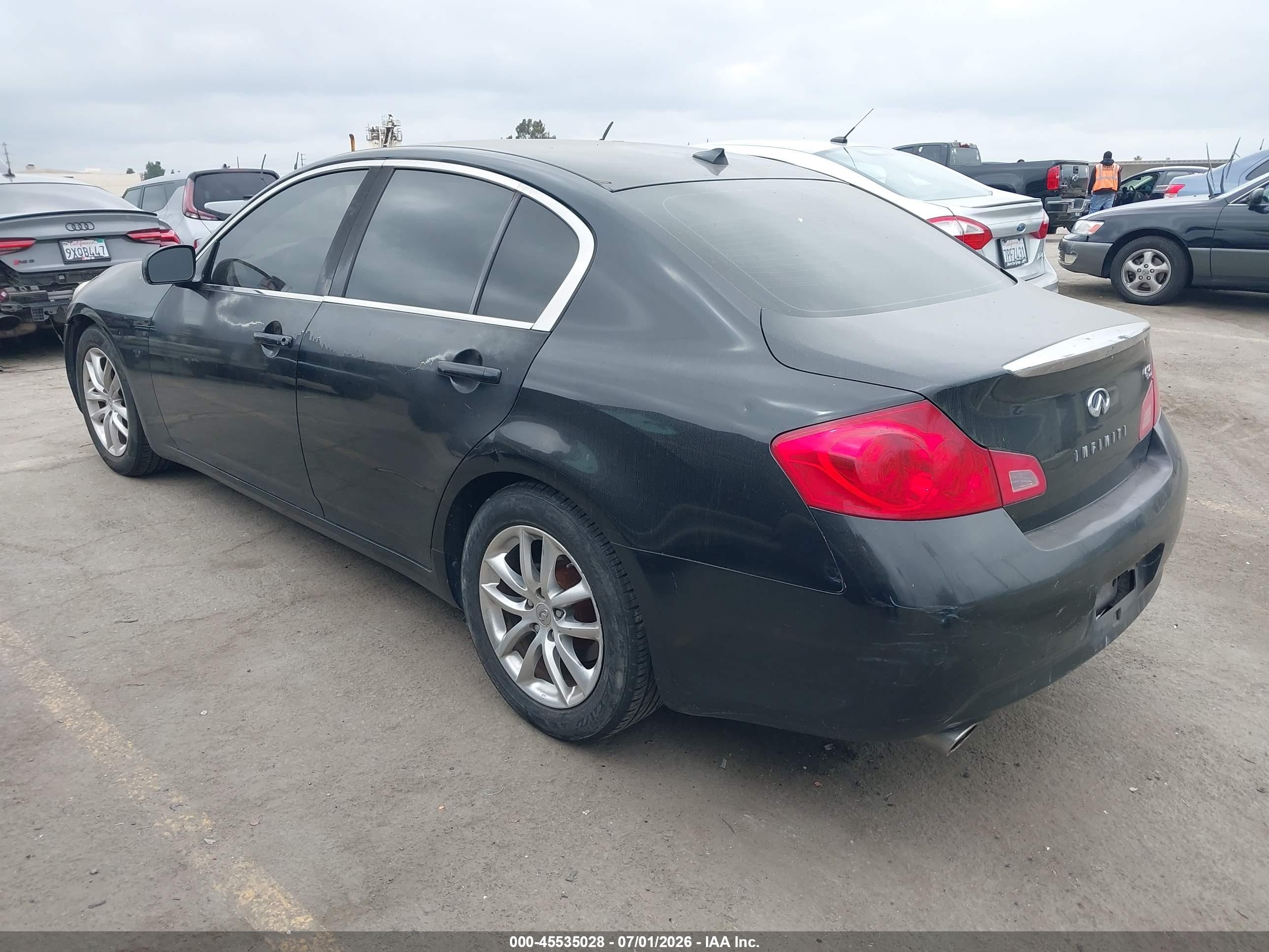 2008 Infiniti G35 Journey Black vin: JNKBV61E18M203490