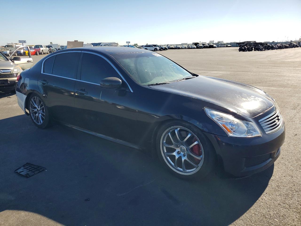 2008 Infiniti G35 Base Black vin: JNKBV61E18M208110