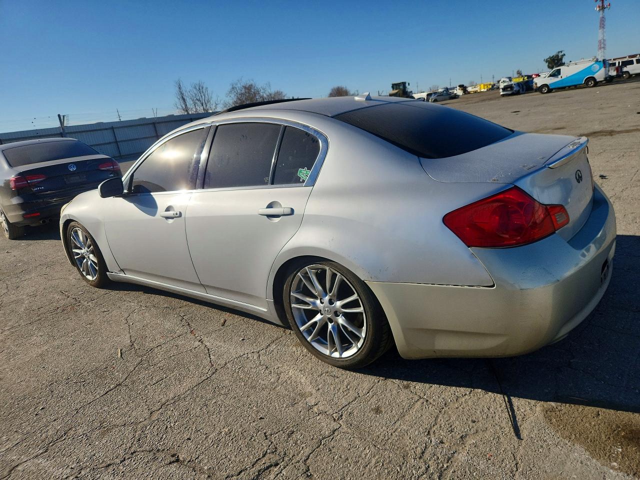 2008 Infiniti G35 Base Gray vin: JNKBV61E18M213632