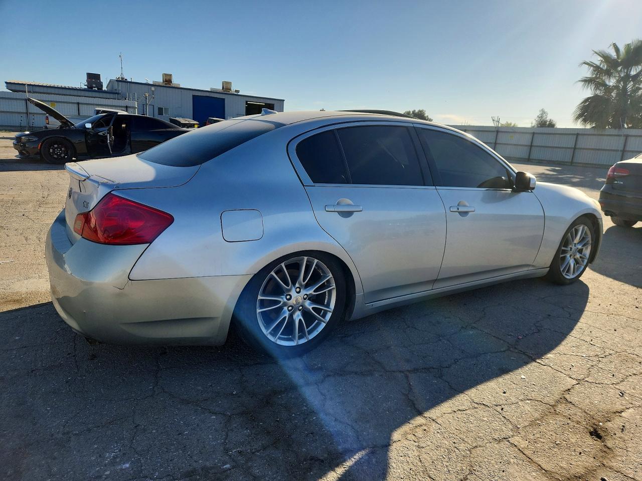 2008 Infiniti G35 Base Gray vin: JNKBV61E18M213632