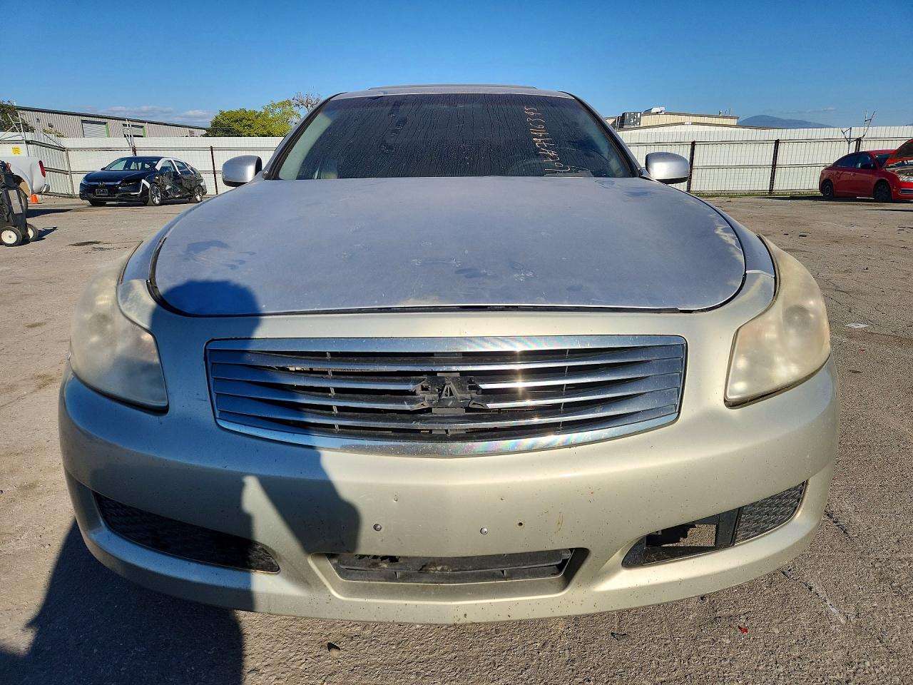 2008 Infiniti G35 Base Gray vin: JNKBV61E18M213632