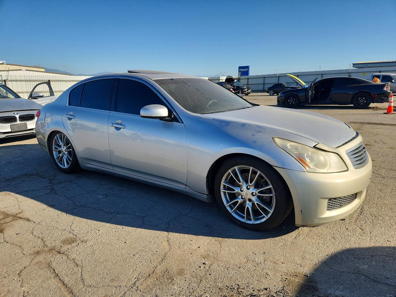 2008 Infiniti G35 Base Gray vin: JNKBV61E18M213632
