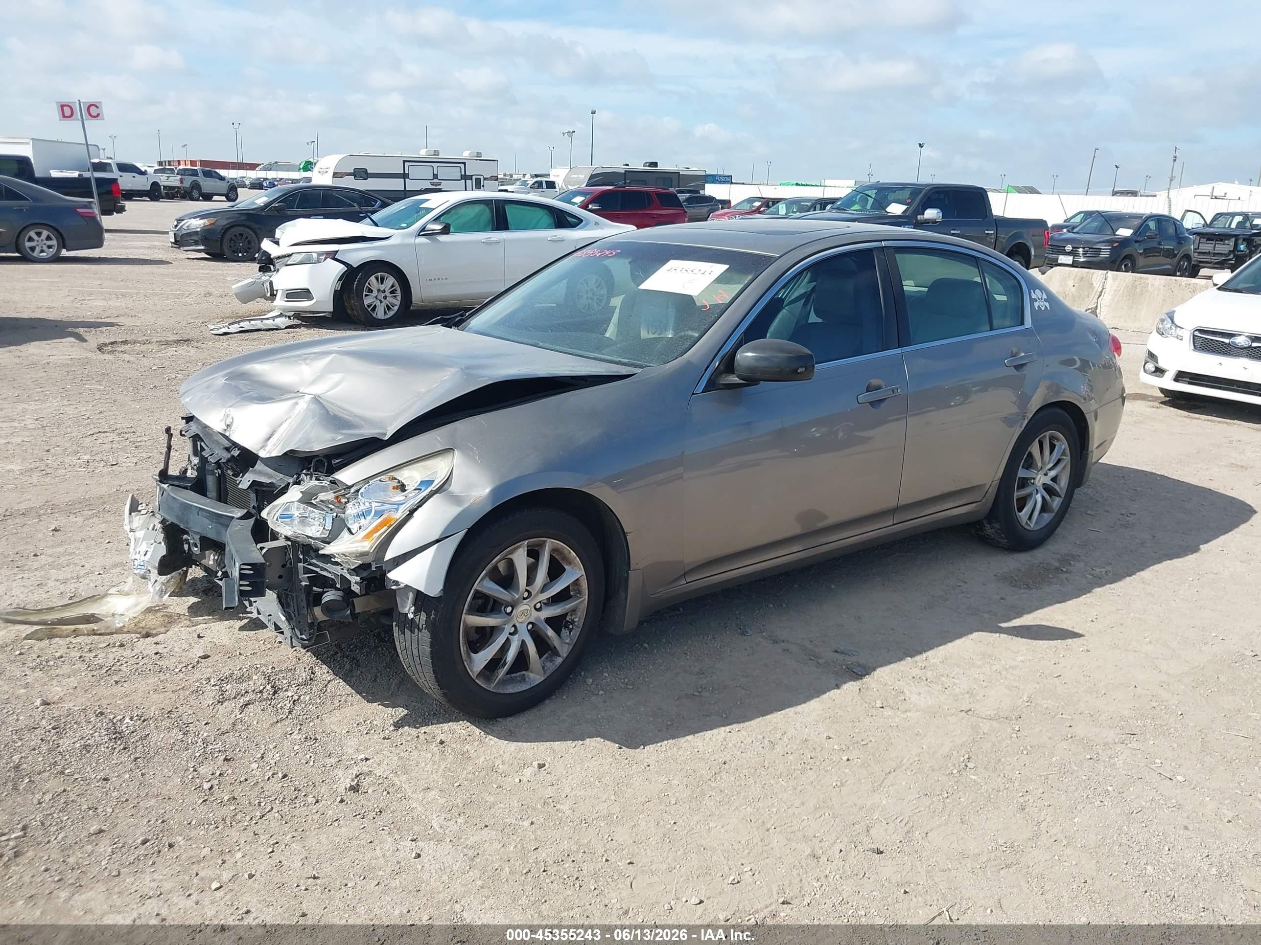 2008 Infiniti G35 Journey Gray vin: JNKBV61E18M218104