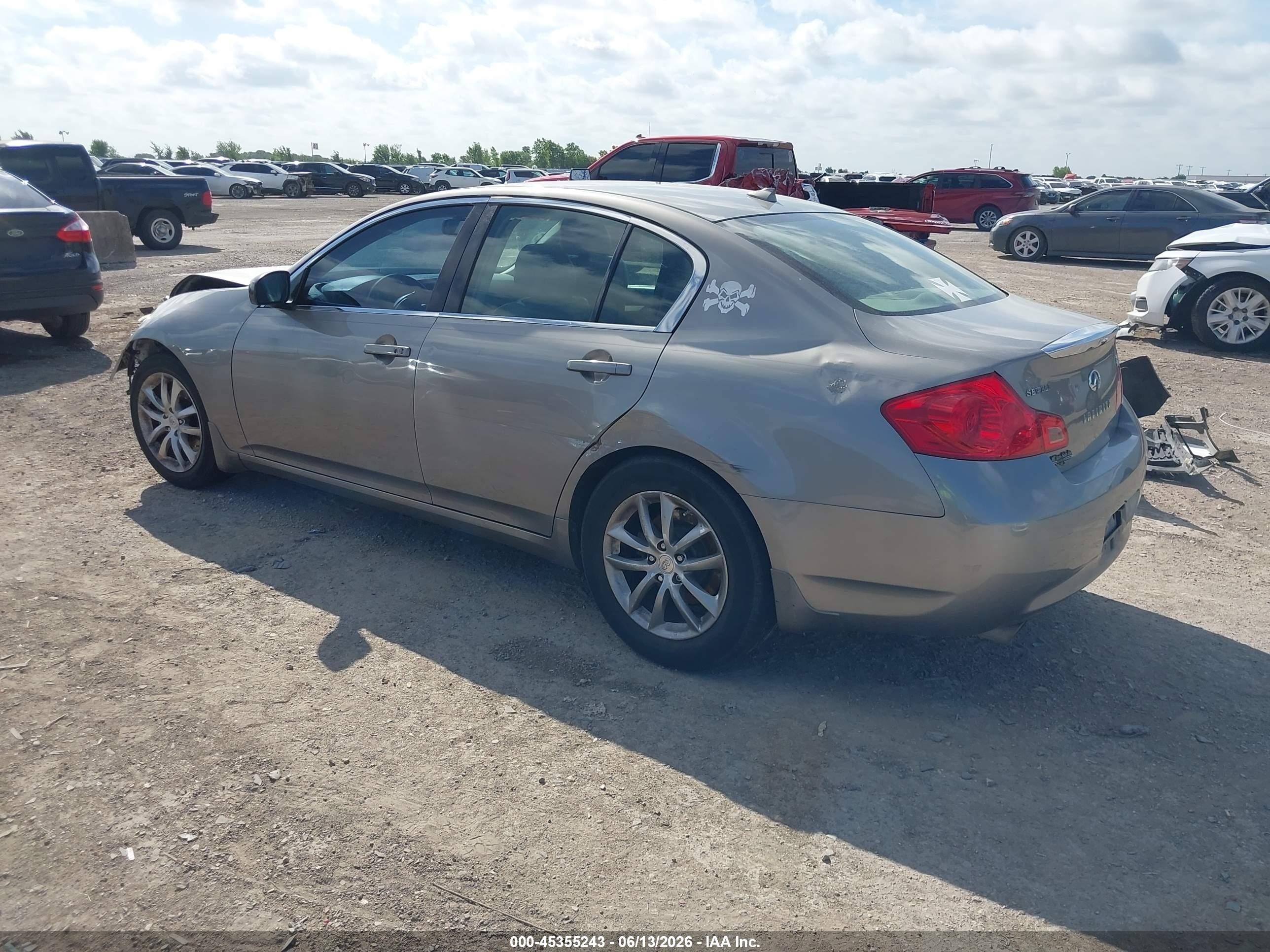 2008 Infiniti G35 Journey Gray vin: JNKBV61E18M218104