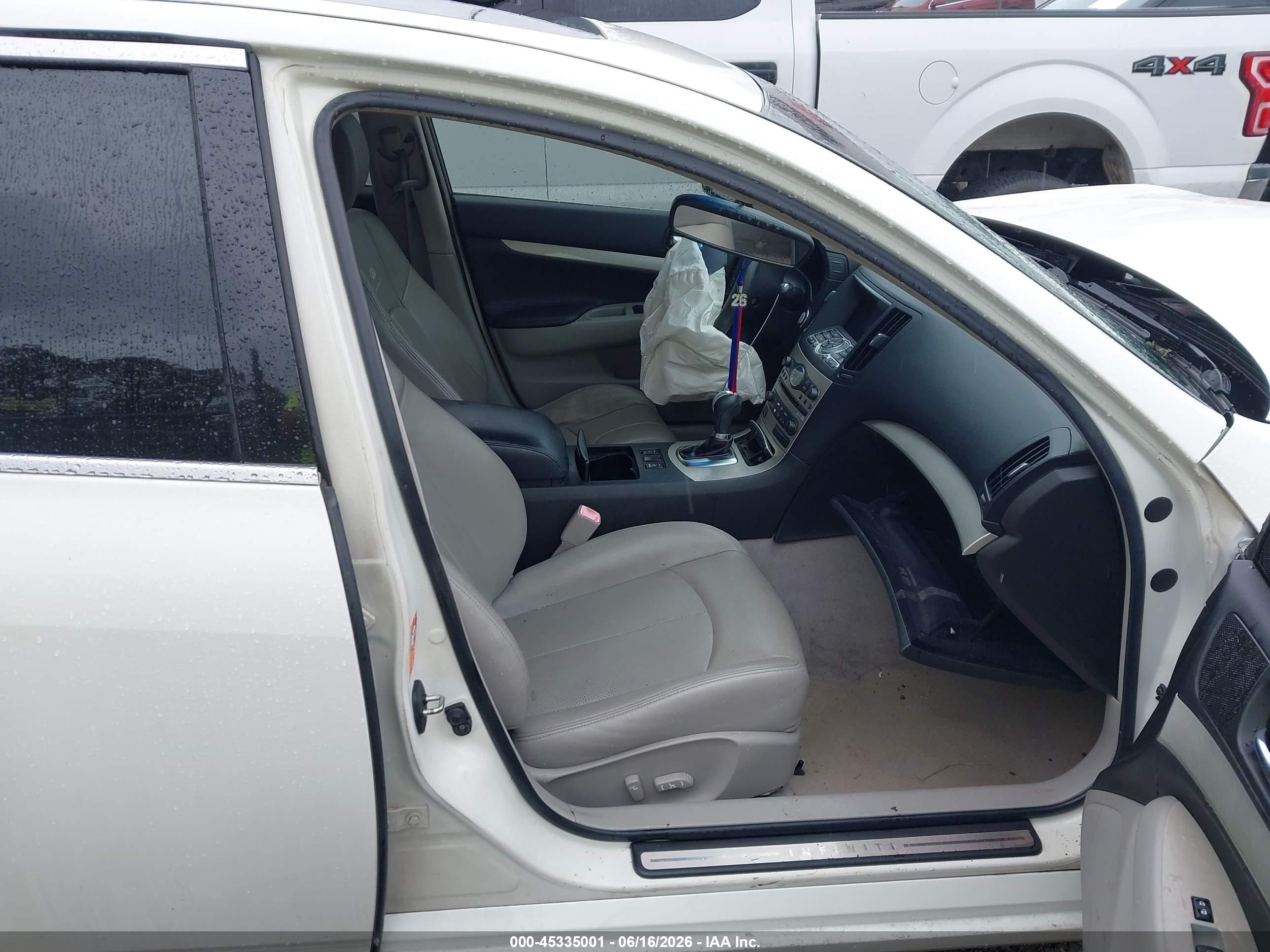 2008 Infiniti G35 Journey White vin: JNKBV61E18M221326