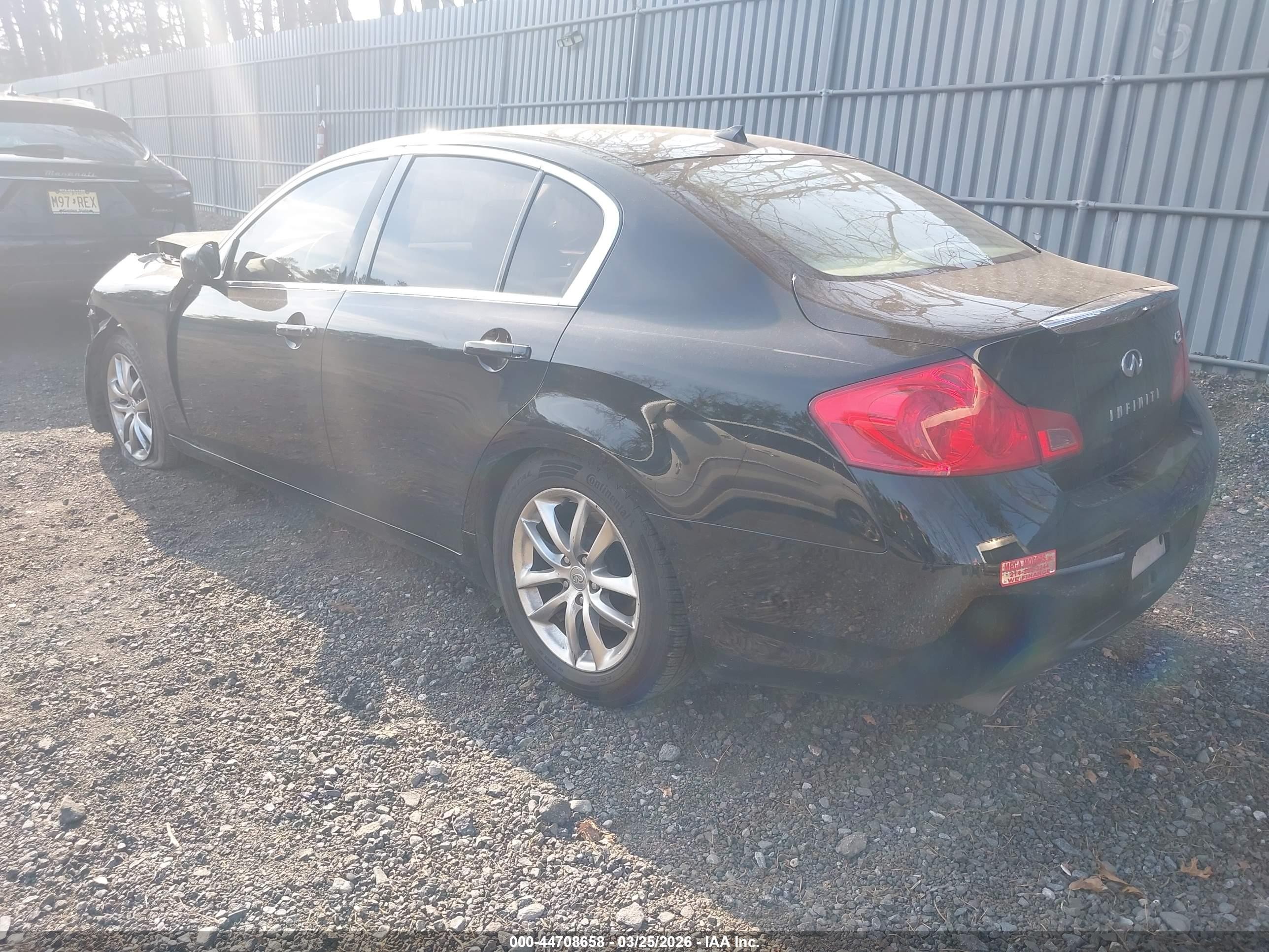 2008 Infiniti G35 Journey Black vin: JNKBV61E18M227739