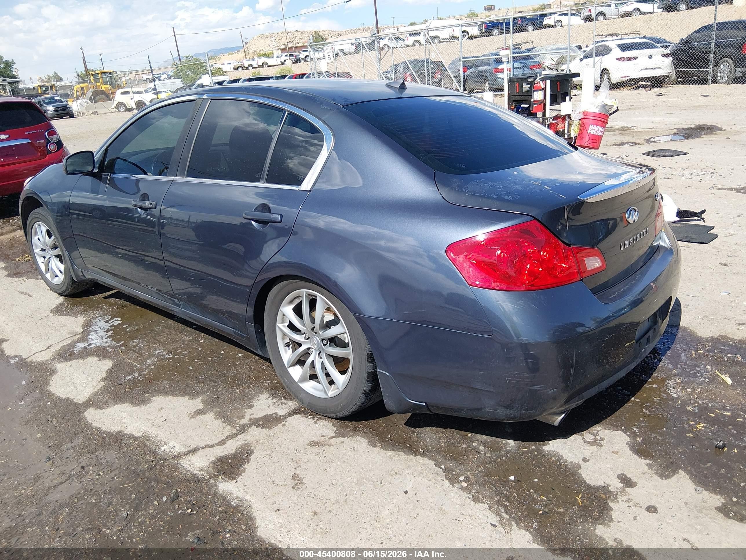 2007 Infiniti G35 Journey Gray vin: JNKBV61E27M701602