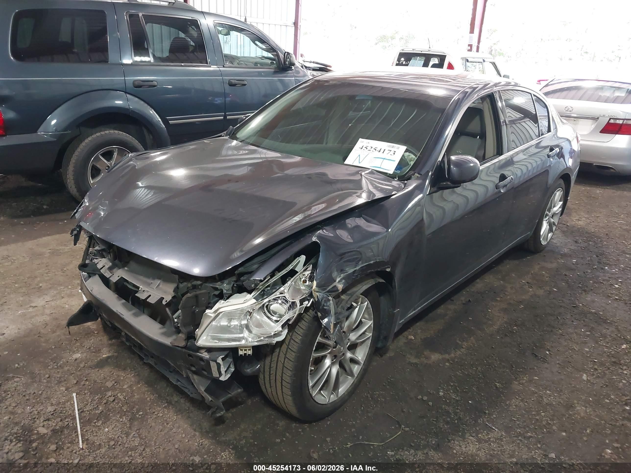 2007 Infiniti G35 Journey Blue vin: JNKBV61E27M708856