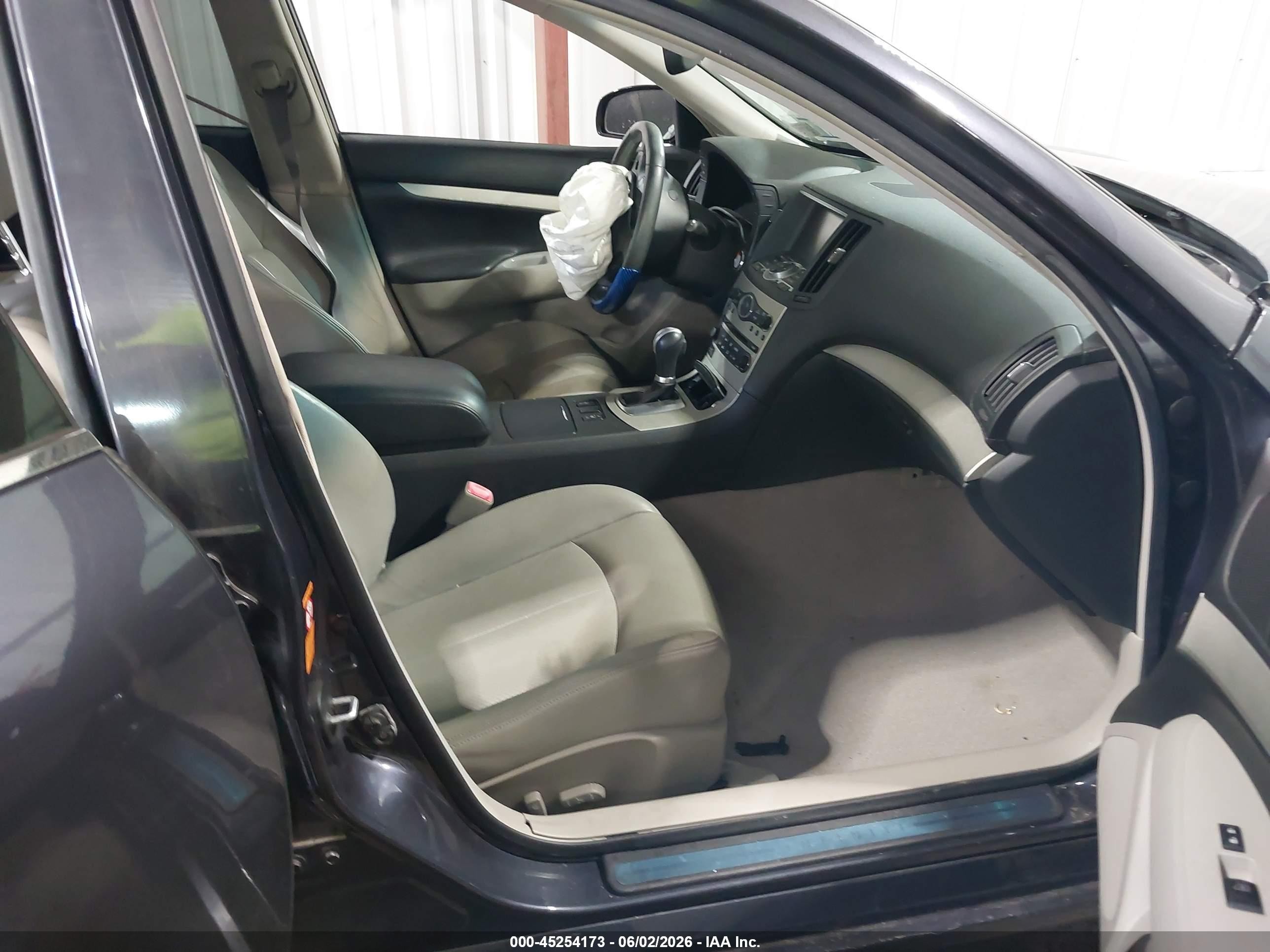 2007 Infiniti G35 Journey Blue vin: JNKBV61E27M708856